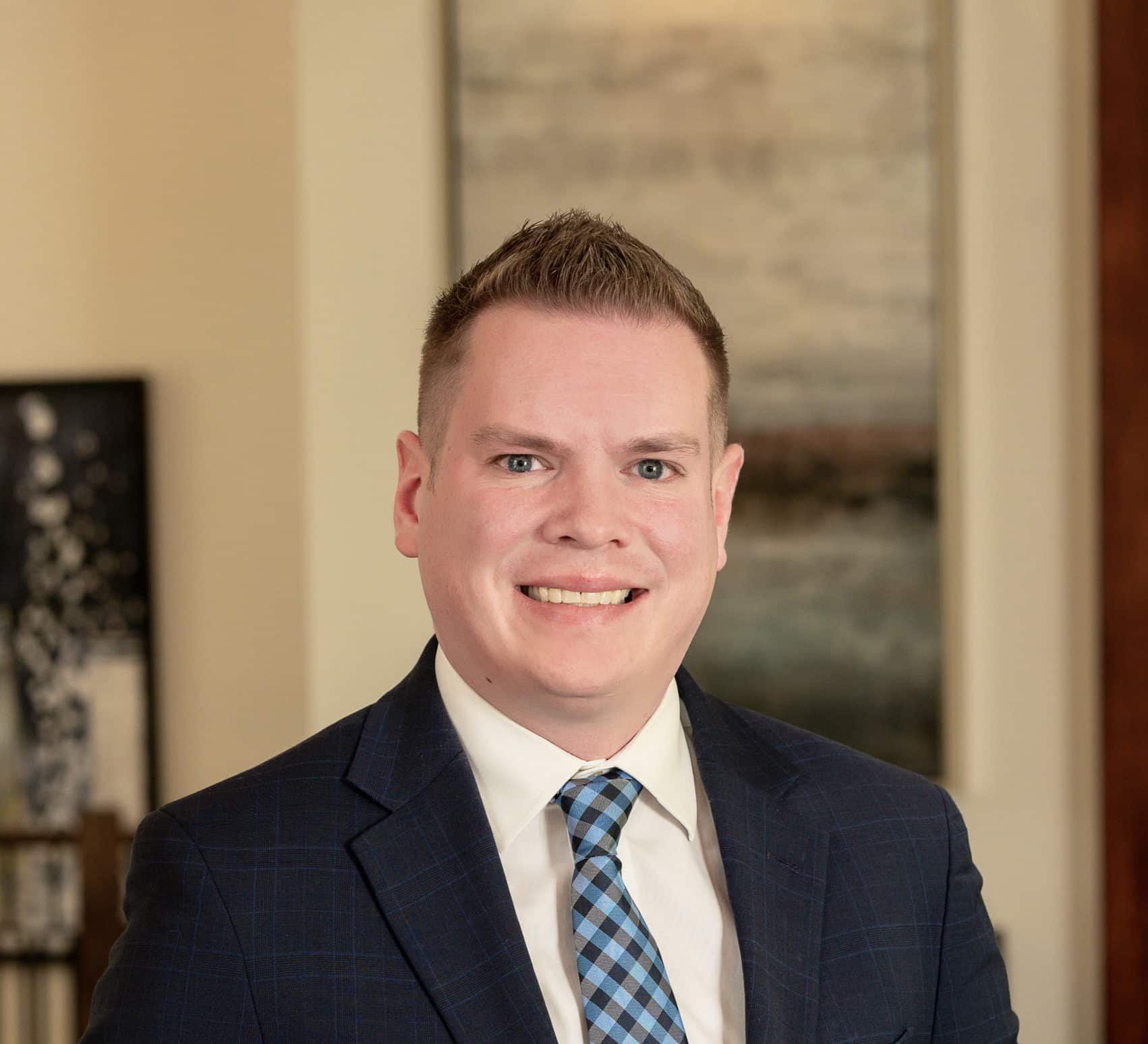 Professional headshot of man