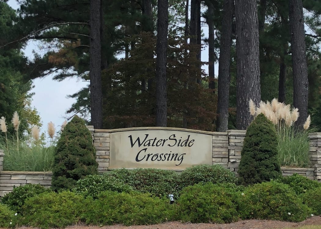 Waterside Crossing sign