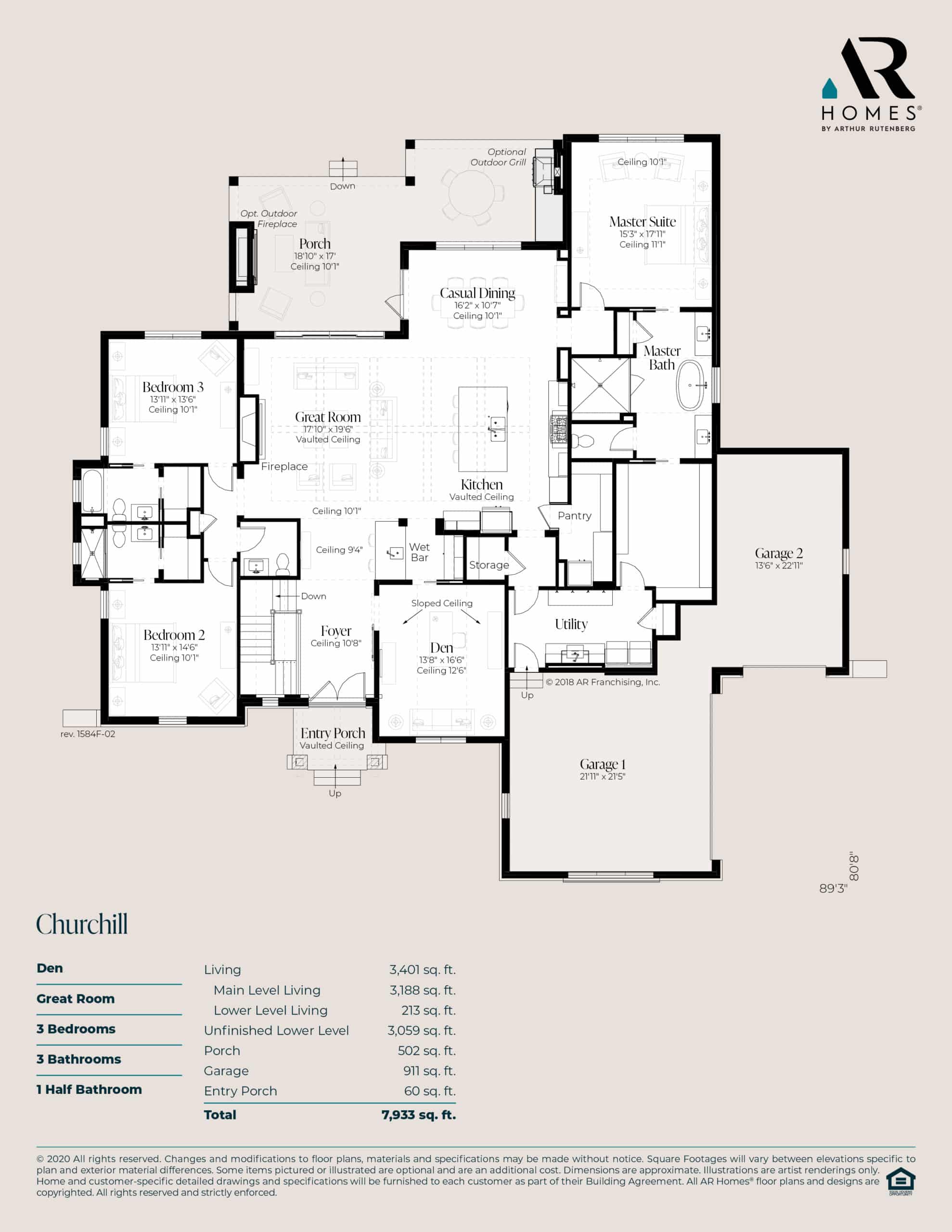The Churchill Plan AR Homes By Arthur Rutenberg The Churchill Plan AR Homes By Arthur Rutenberg