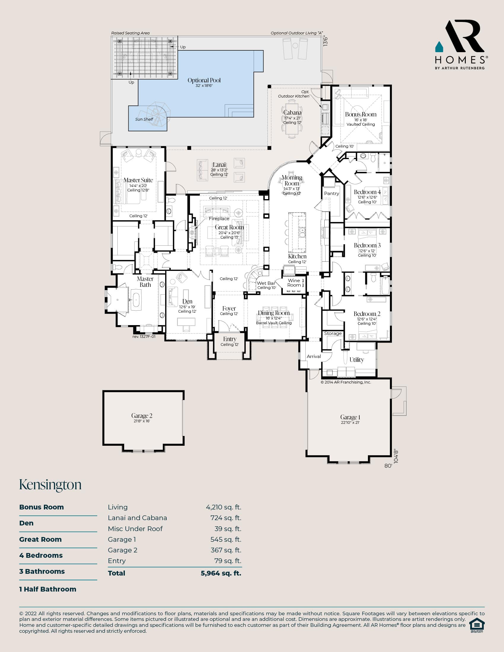 The Kensington Plan Ar Homes By Arthur Rutenberg