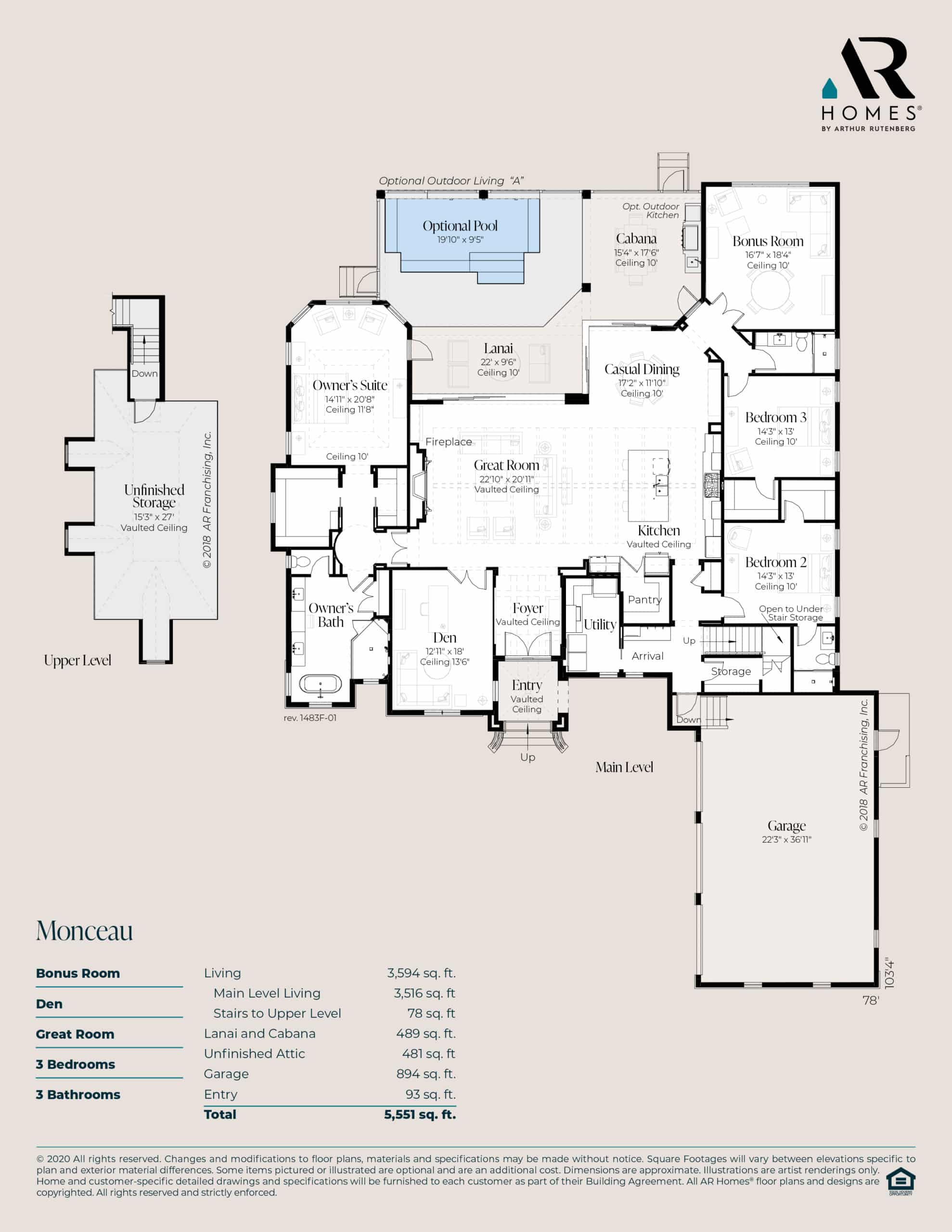 The Monceau Plan Ar Homes By Arthur Rutenberg