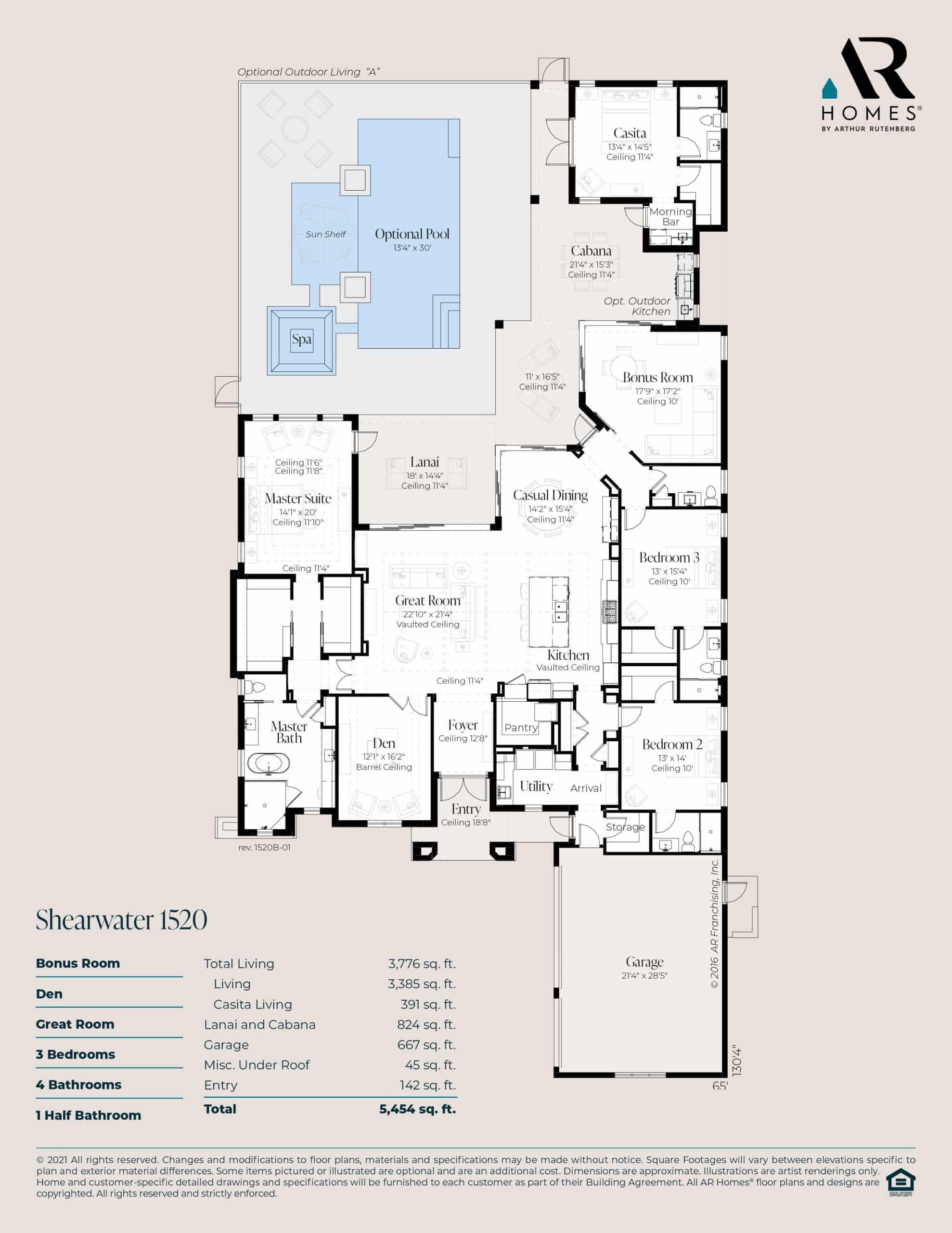 Shearwater 1520 Floor Plan