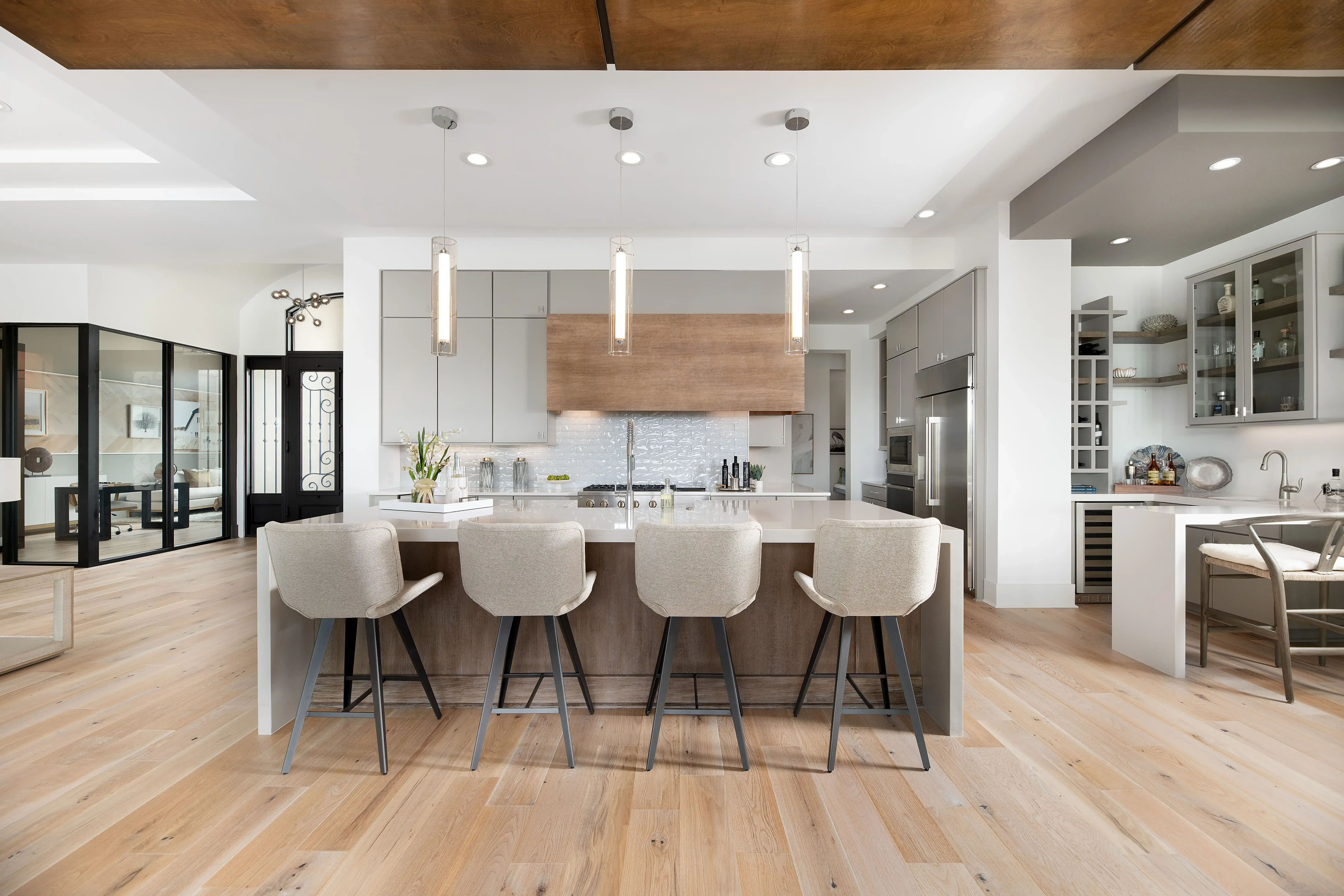 Arezzo Decorated Model Home Kitchen by Myrtle Beach, SC Custom Home Builder