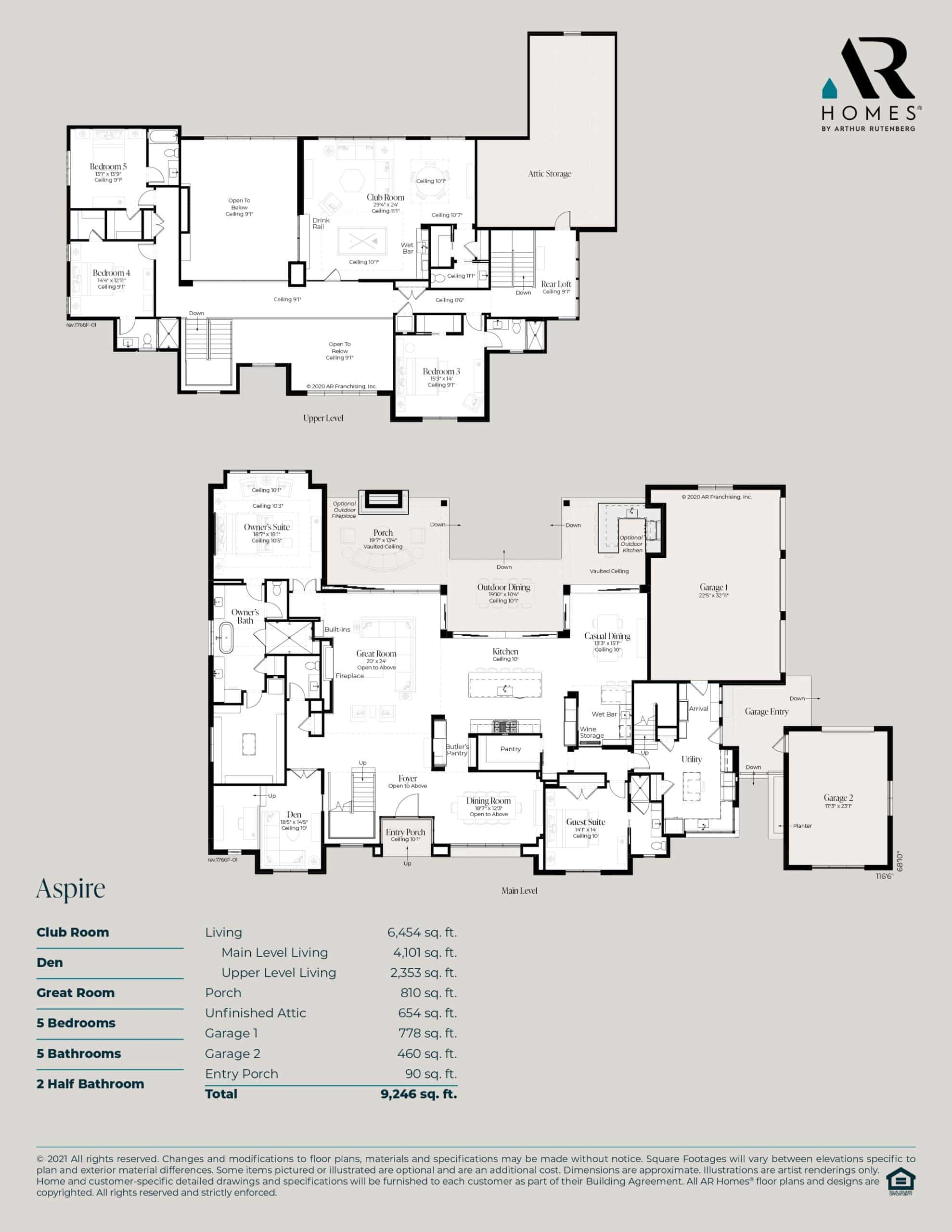 Aspire 1766 Floor Plan