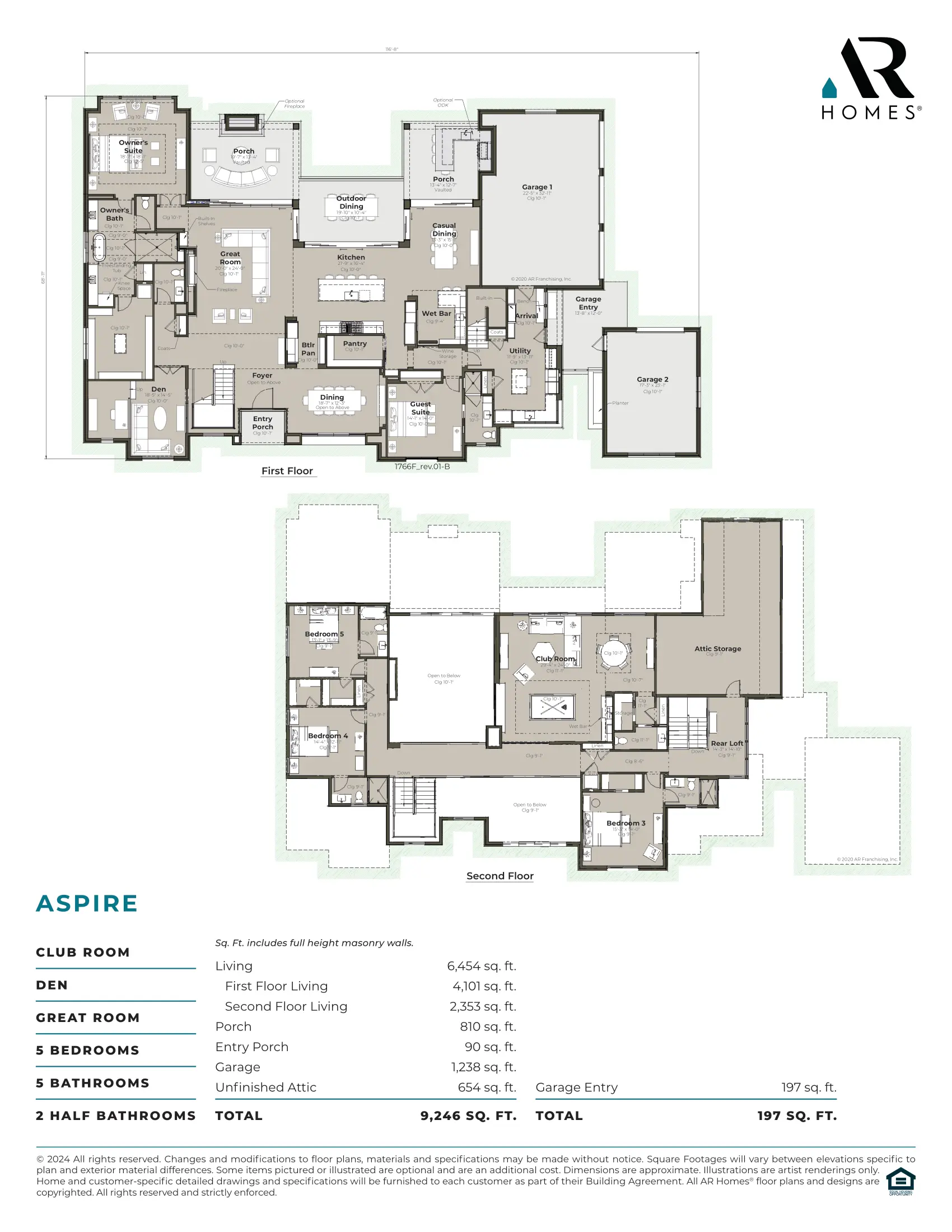 Aspire 1766 Floor Plan