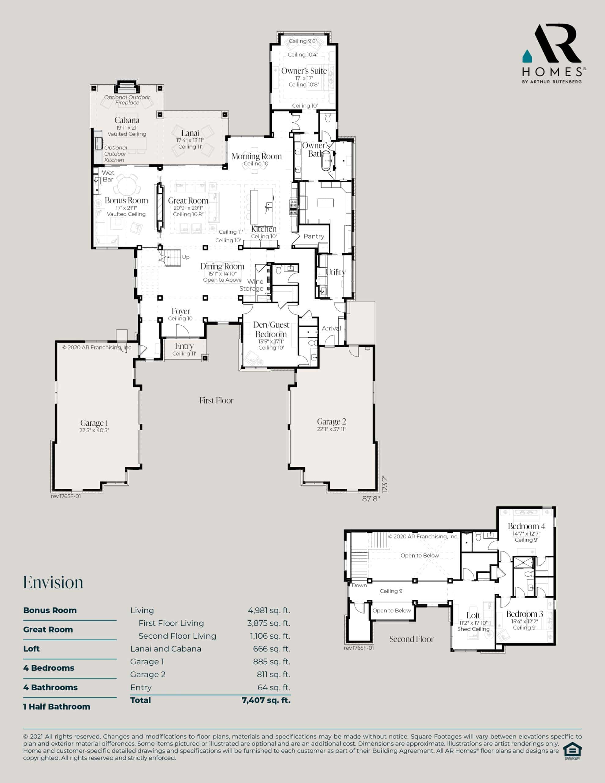 Envision 1765 Floor Plan