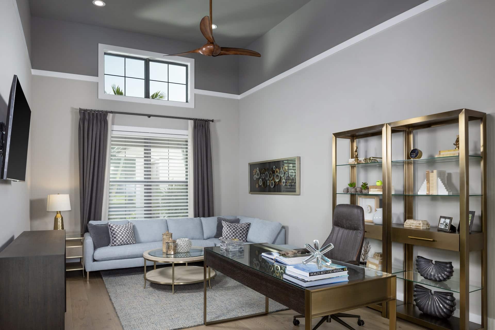 Bermuda model home den