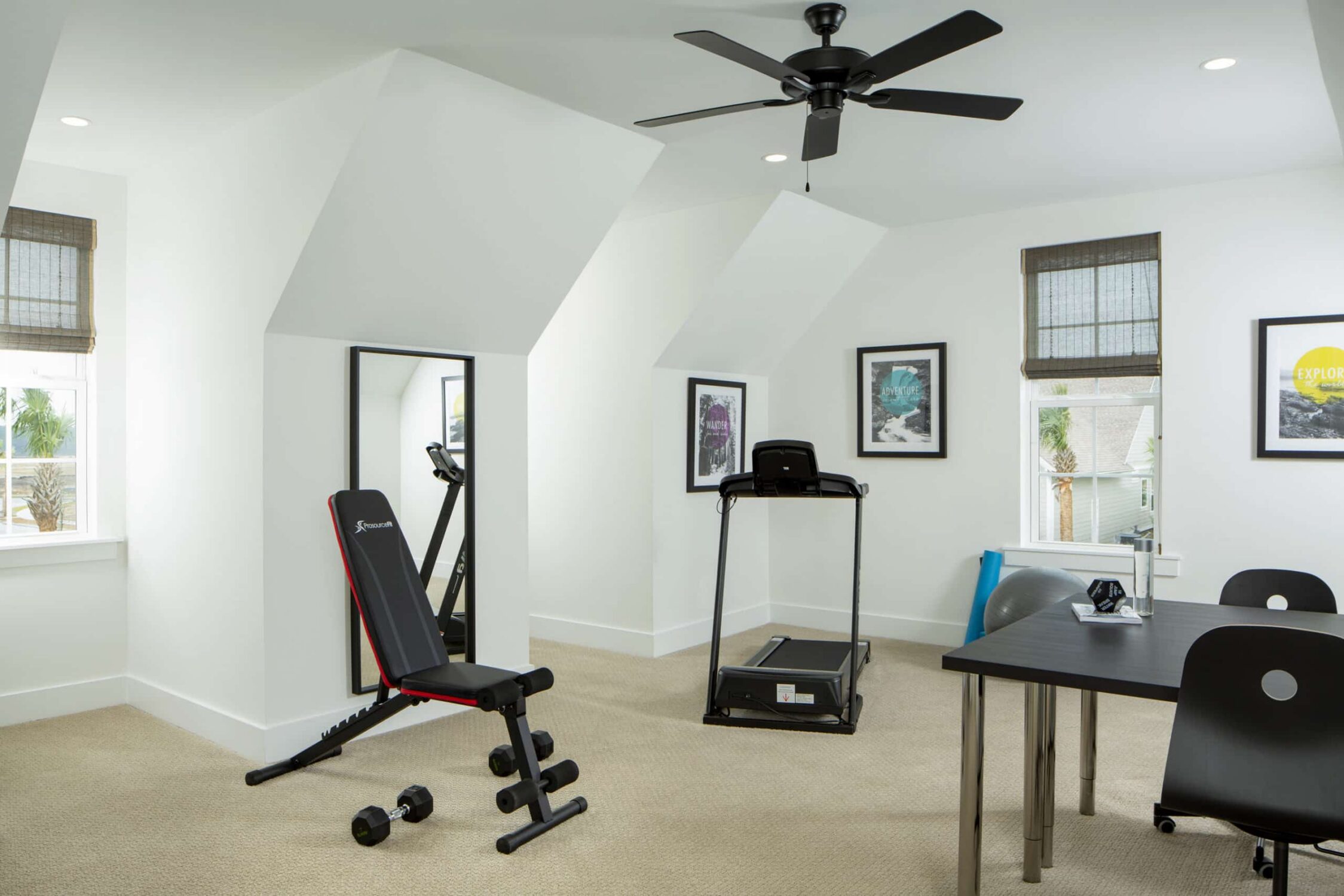 Oceana Decorated Model Home Flex Room by Myrtle Beach, SC Custom Home Builder