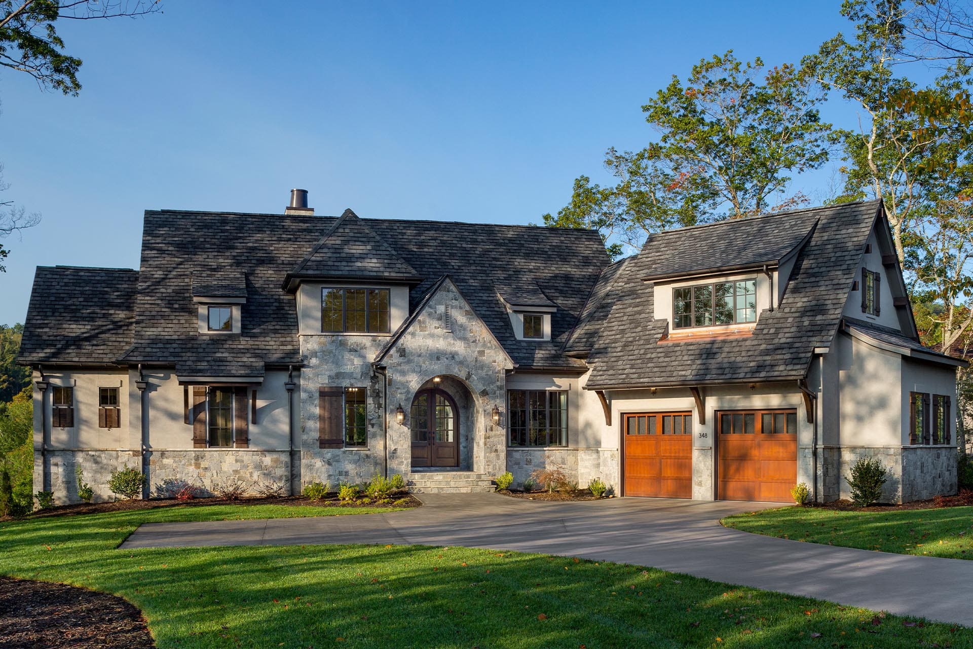 Altamont custom home exterior