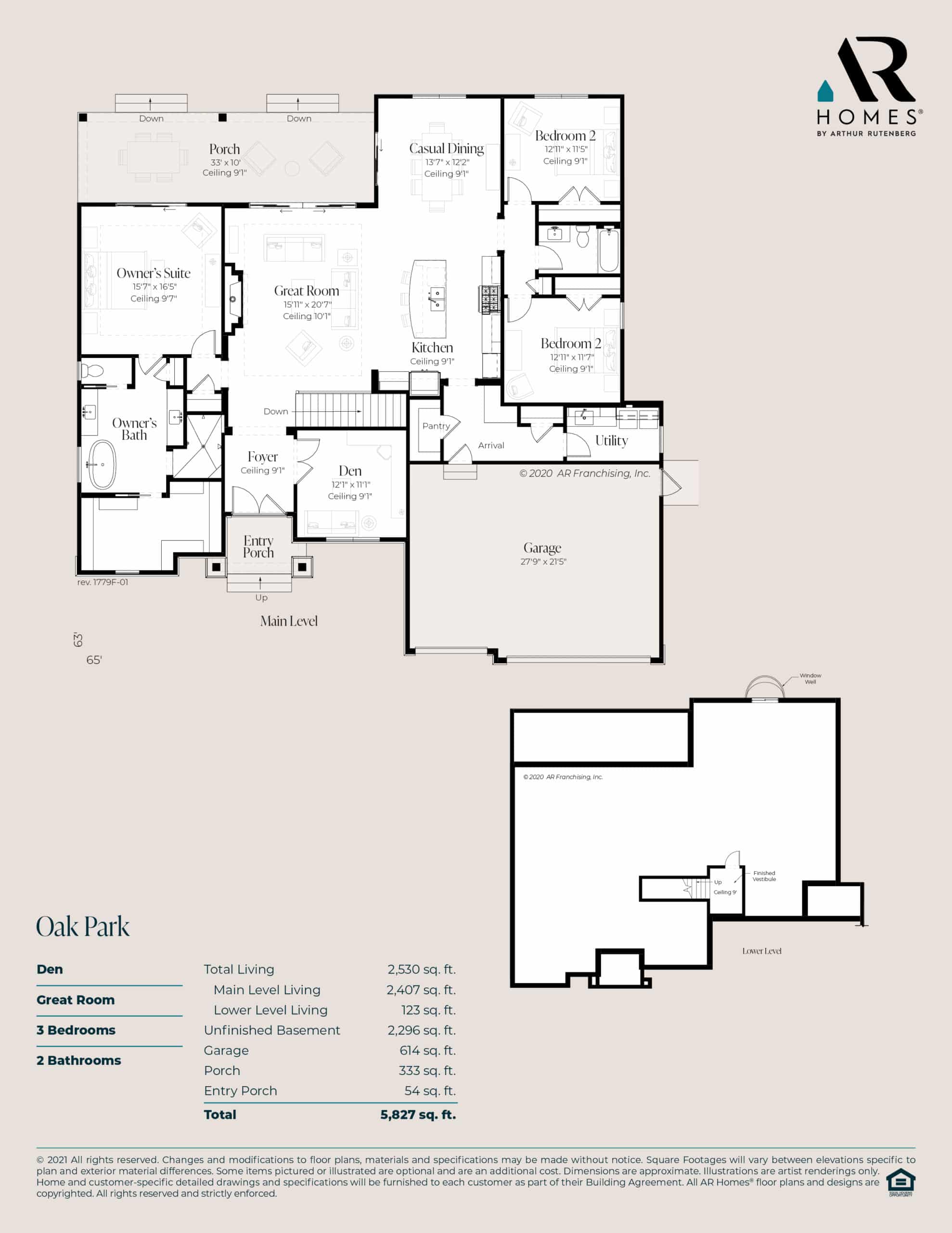 The Oak Park Plan Ar Homes By Arthur Rutenberg