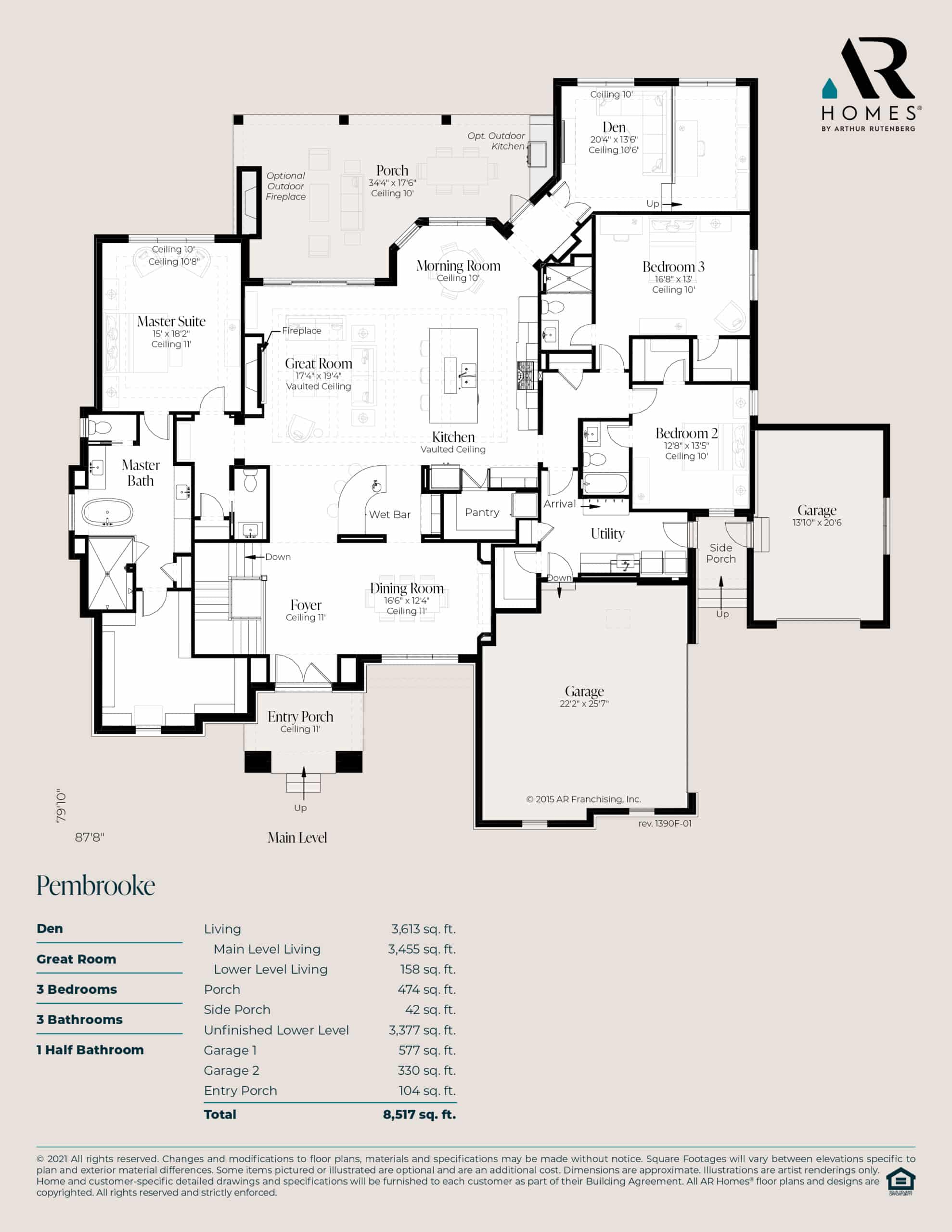 The Pembrooke Plan Ar Homes By Arthur Rutenberg