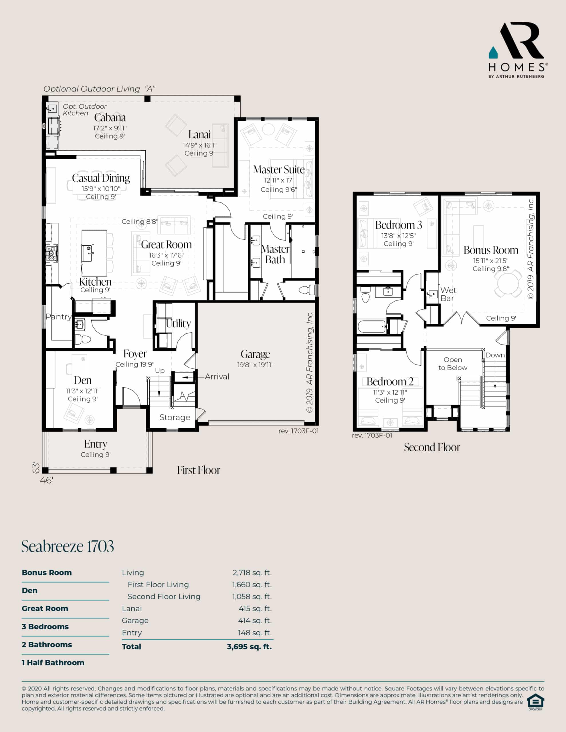 The Seabreeze 1703 Plan Ar Homes By Arthur Rutenberg