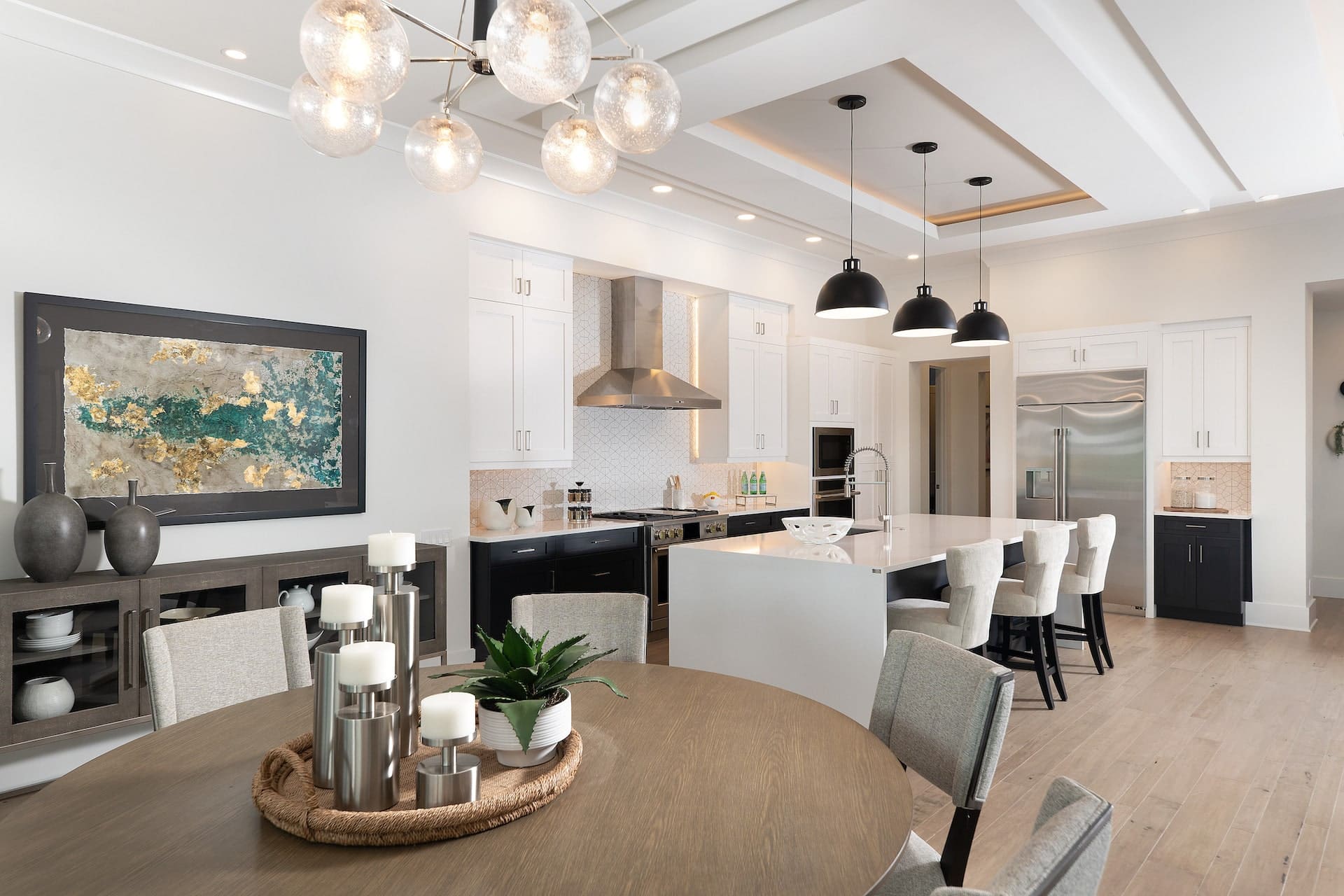 Viento model home kitchen