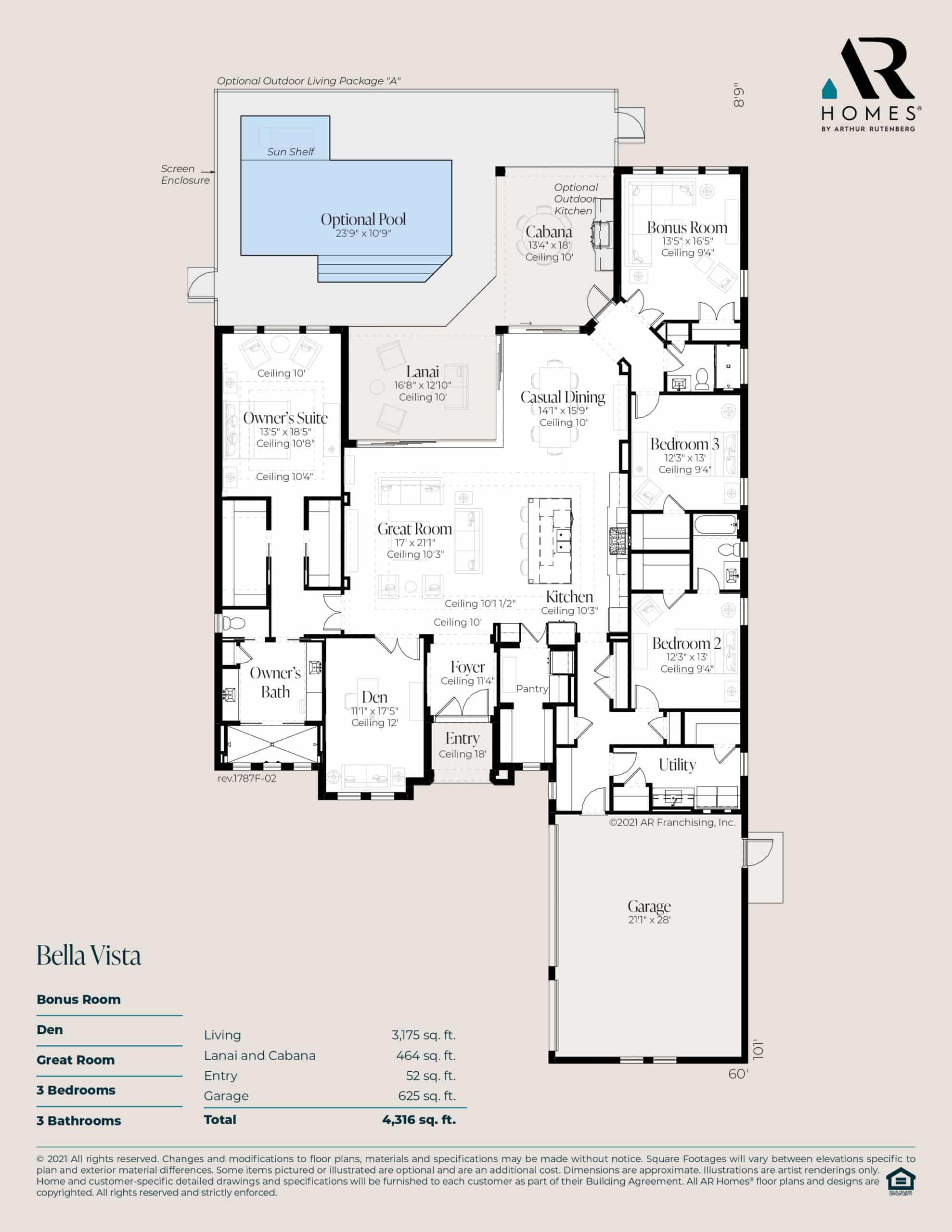 Palm Coast Model Home The Bella Vista By AR Homes 