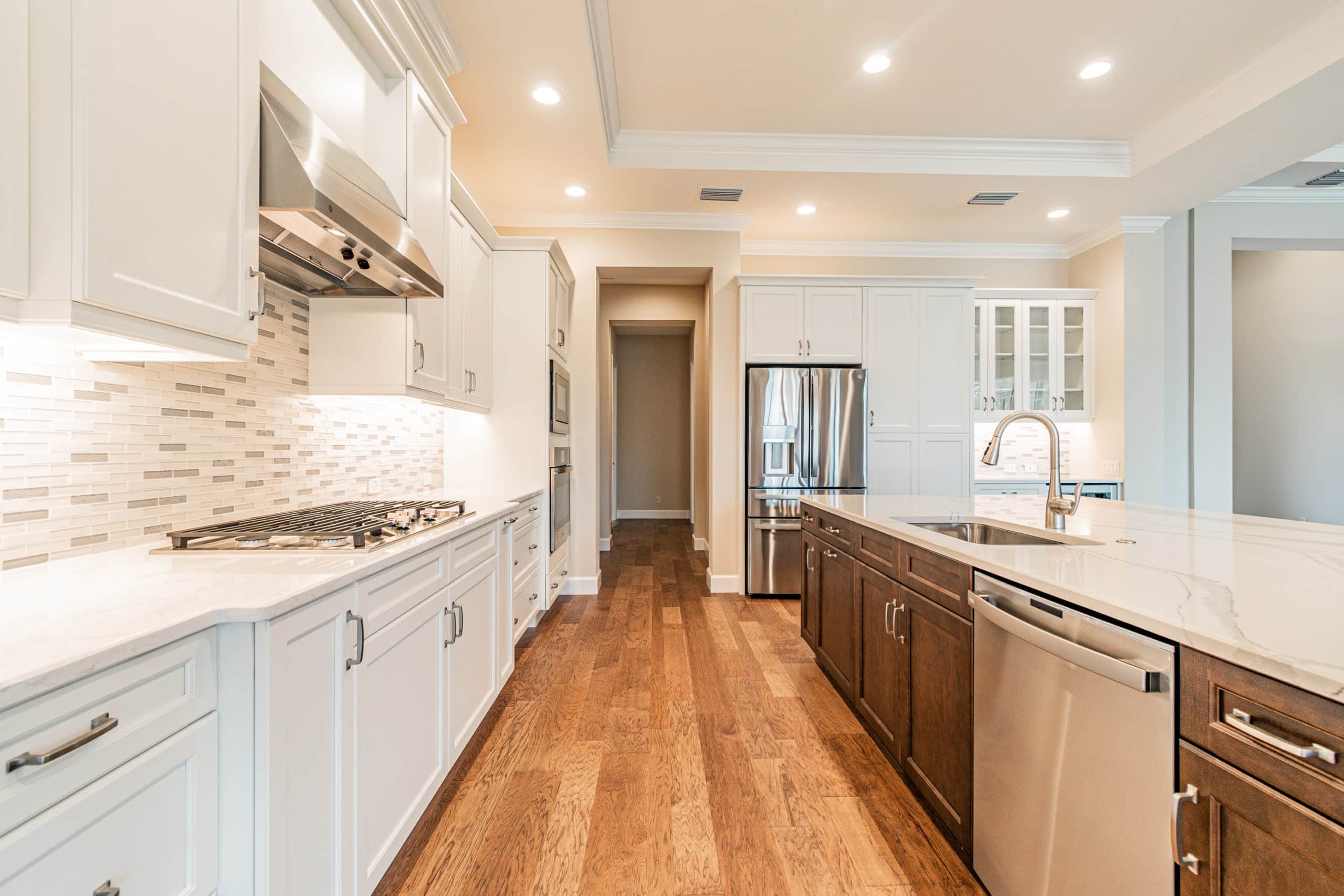 kitchen island and stove countrtops