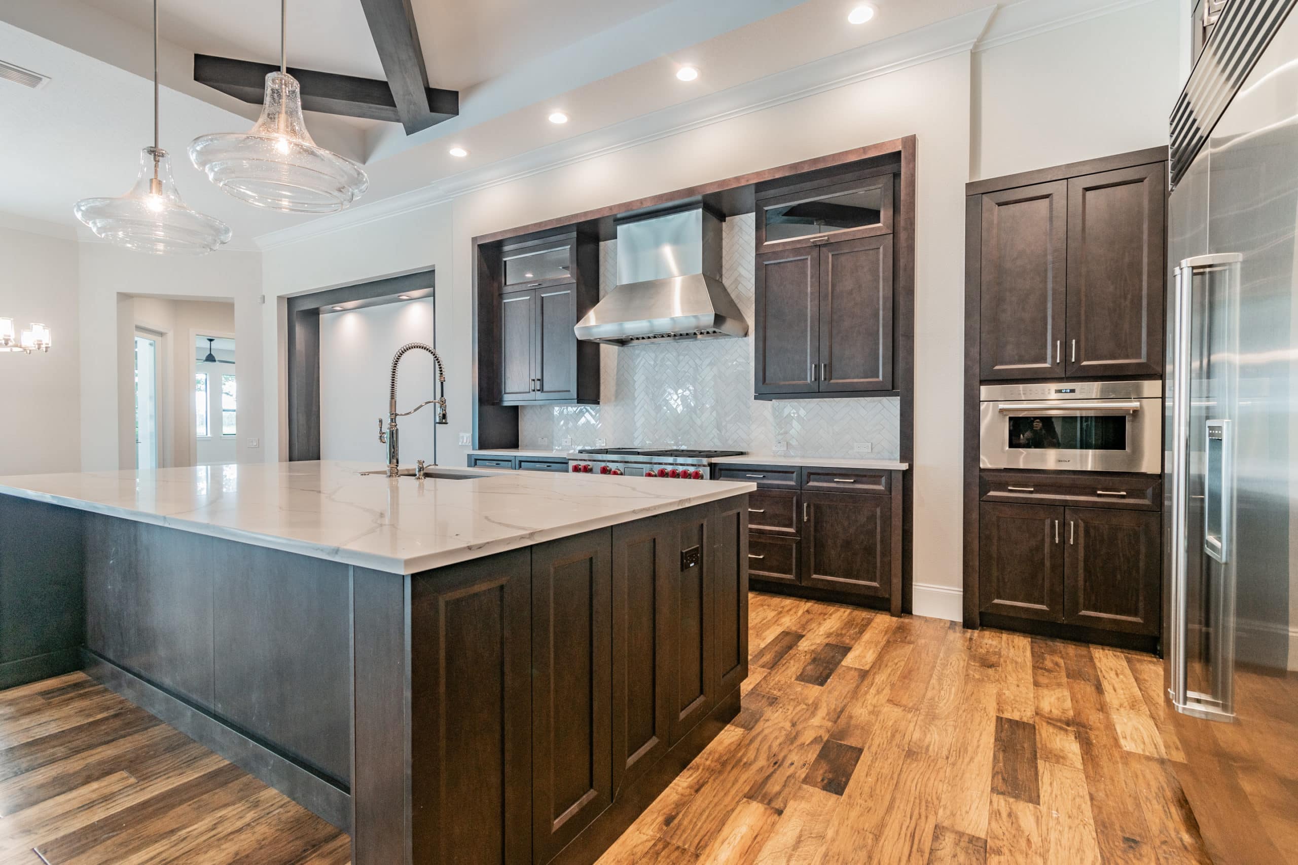 Custom veracruz kitchen with wooden cabinets