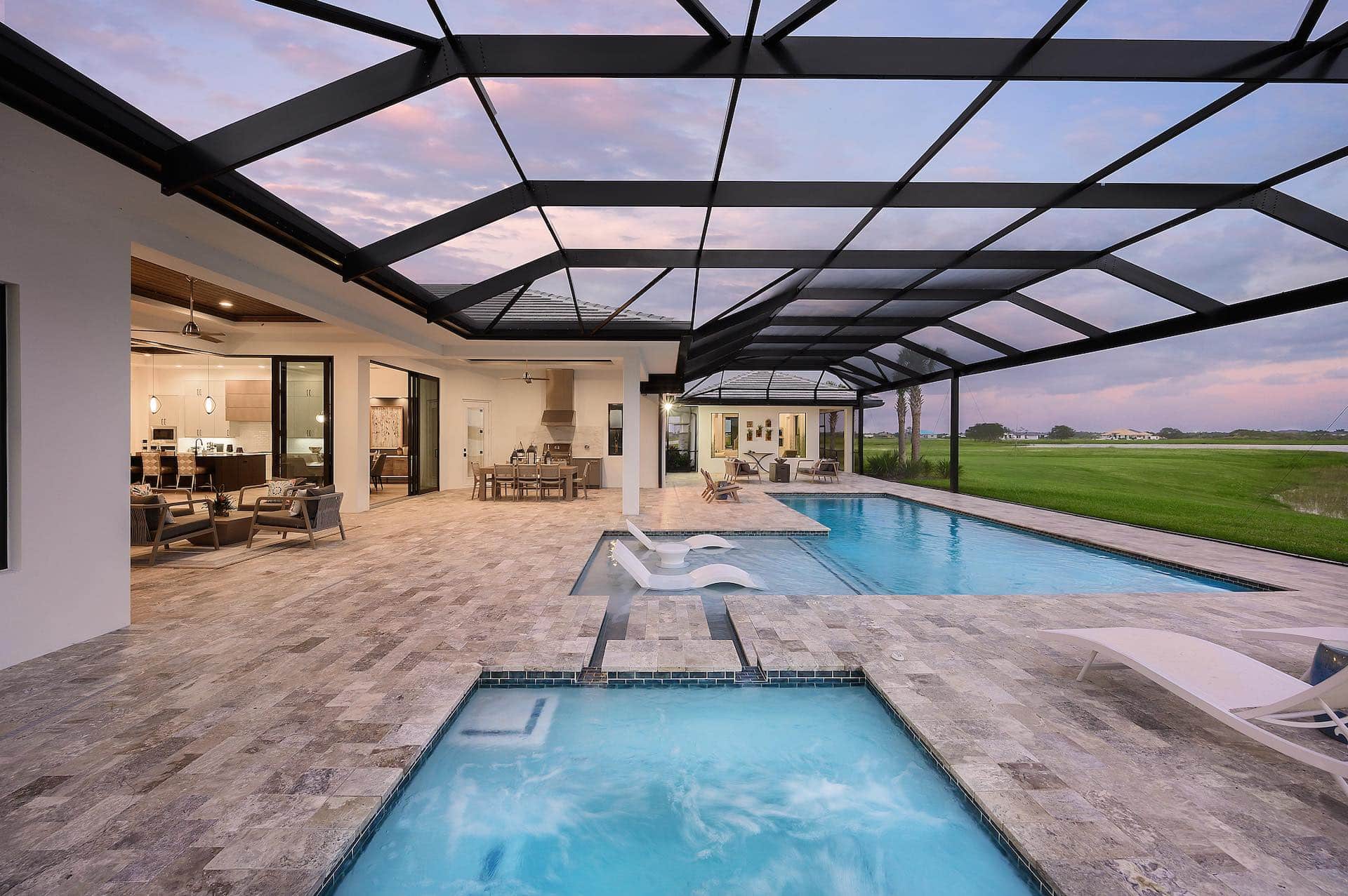 Brunello Model Home Pool