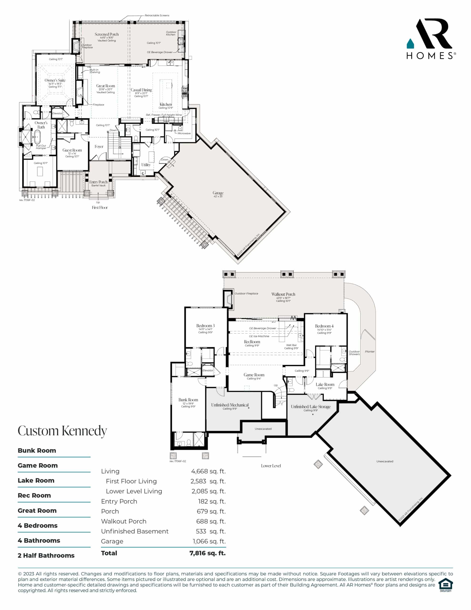 custom home floor plan
