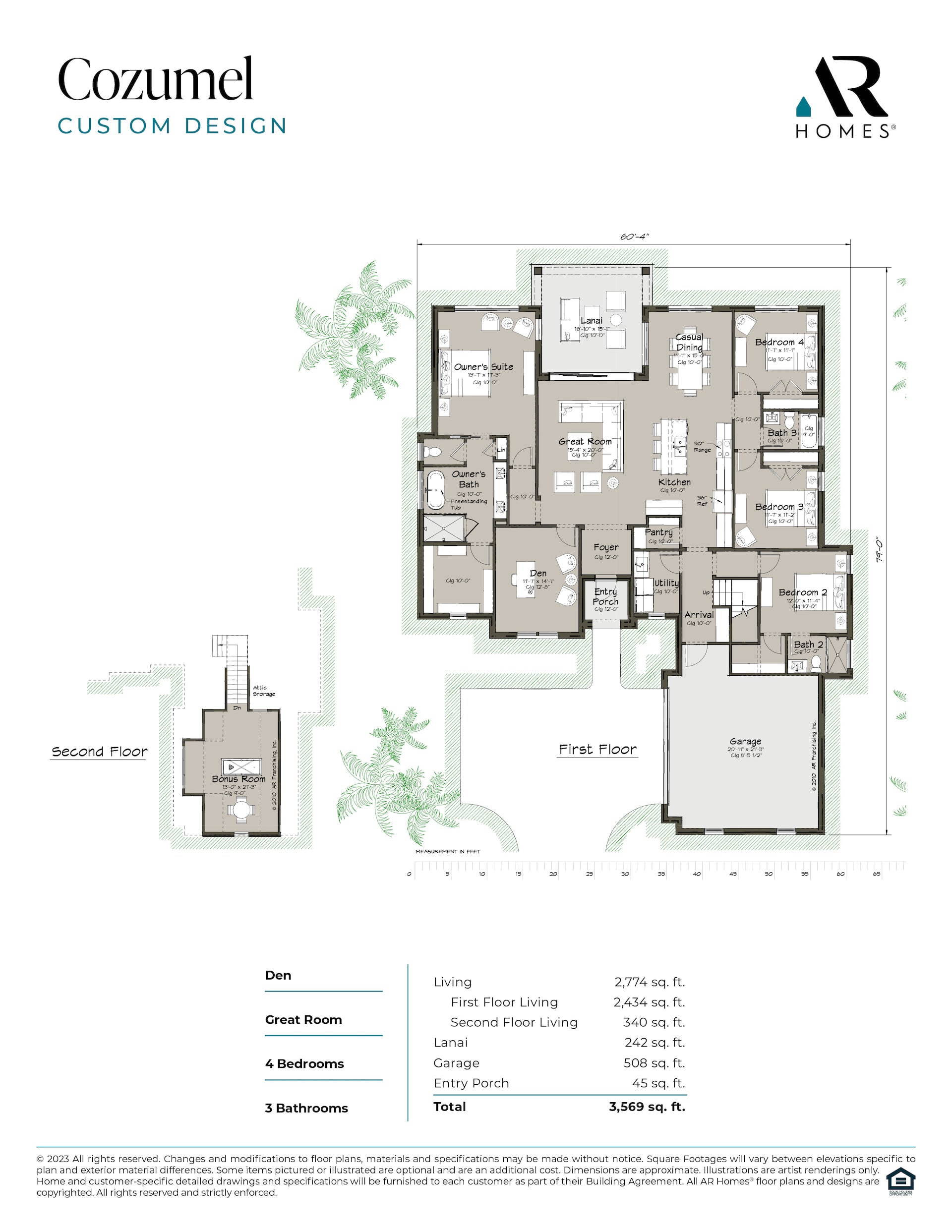 Panama City Cozumel Floor Plan