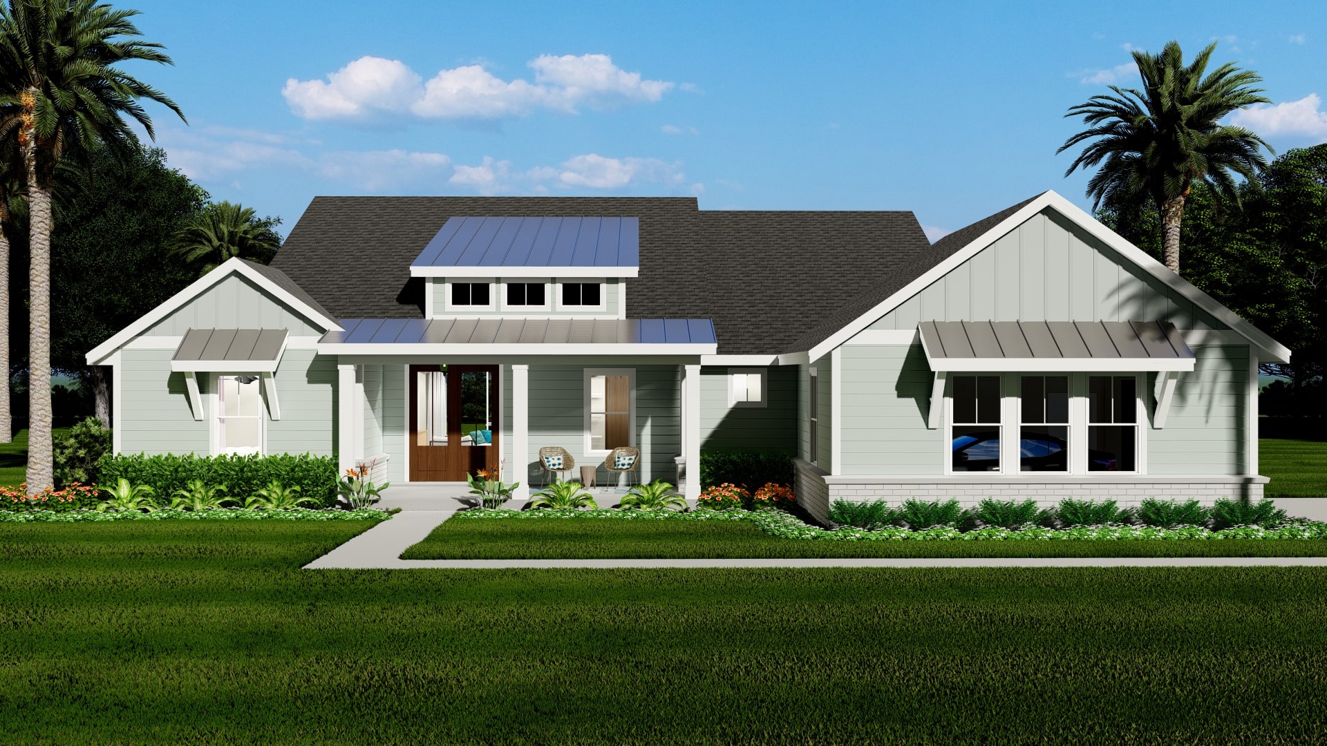 Foster Model Exterior Rendering Lake City, FL