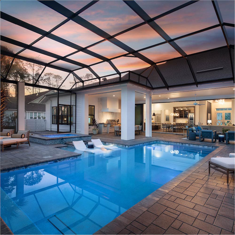 Pool & Spa - Work with AR Homes® custom home builders port charlotte fl to create your custom dream home.