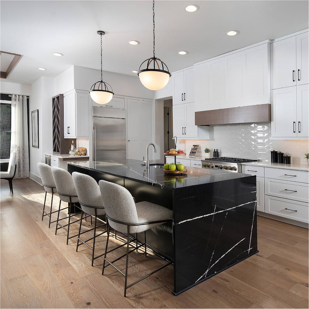 Primrose Custom Home Kitchen - Work with AR Homes® custom home builders VA to create your dream home.