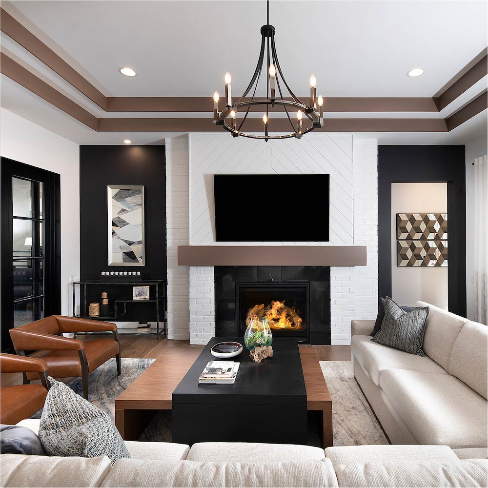 Primrose Custom Home Great Room - Work with AR Homes® custom home builders Richmond VA to create your masterpiece.