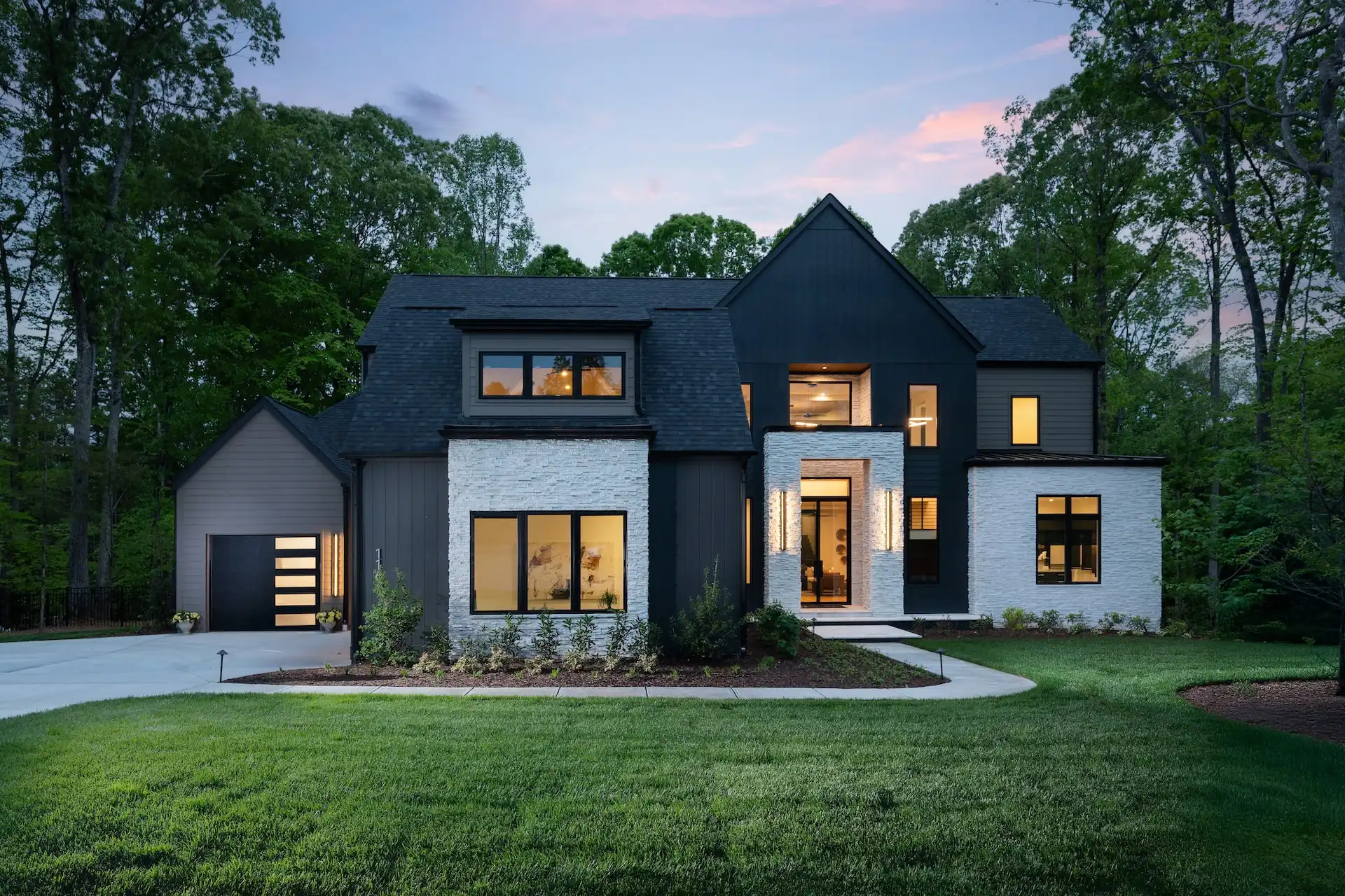 Equinox Model Home - Elevation at Dusk