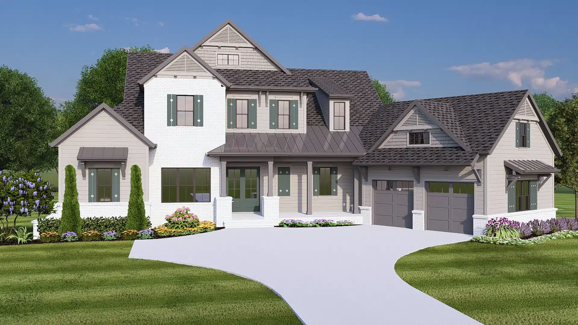 Rodanthe II - Elevation B - Traditional