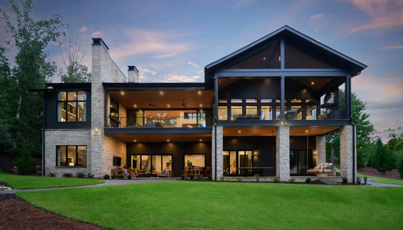 Brightwater Model - Rear at Dusk