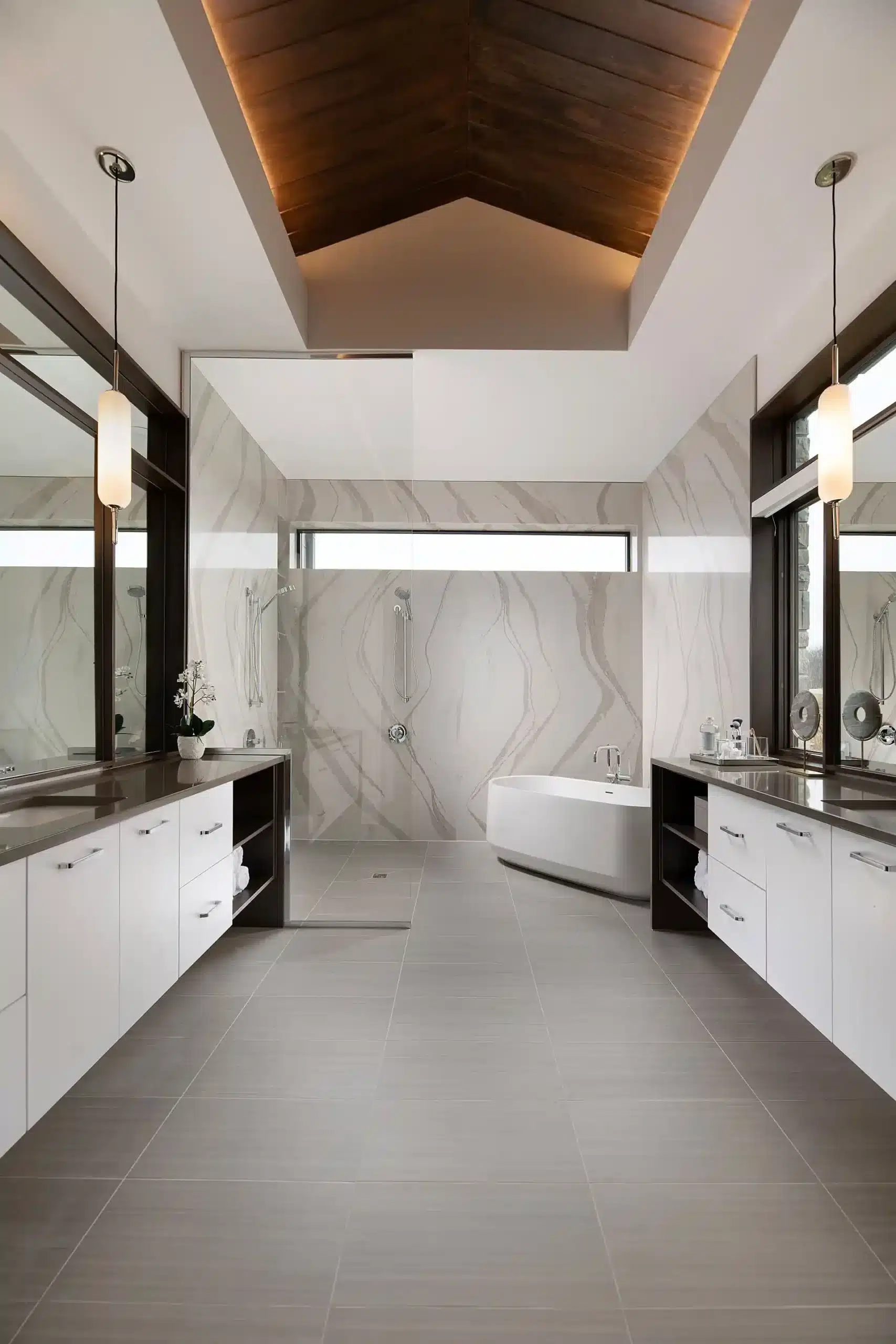 Creekside Decorated Model Home Bathroom