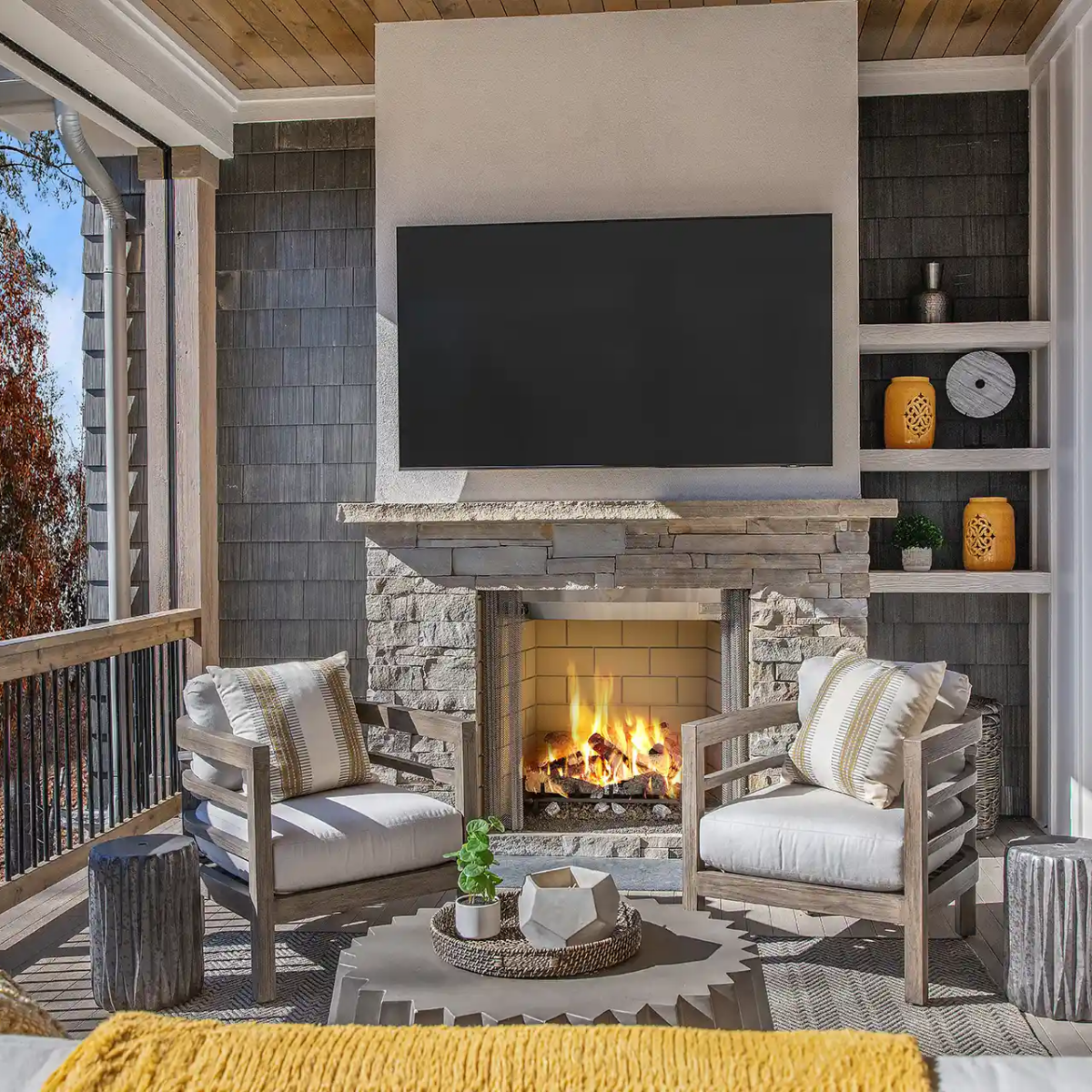 Palmetto Model Home Outdoor Living