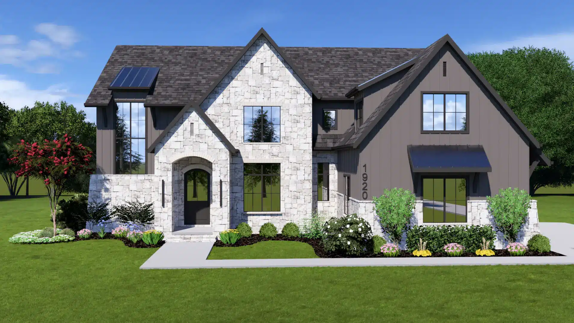 1920F Emerald - Elevation A - Traditional