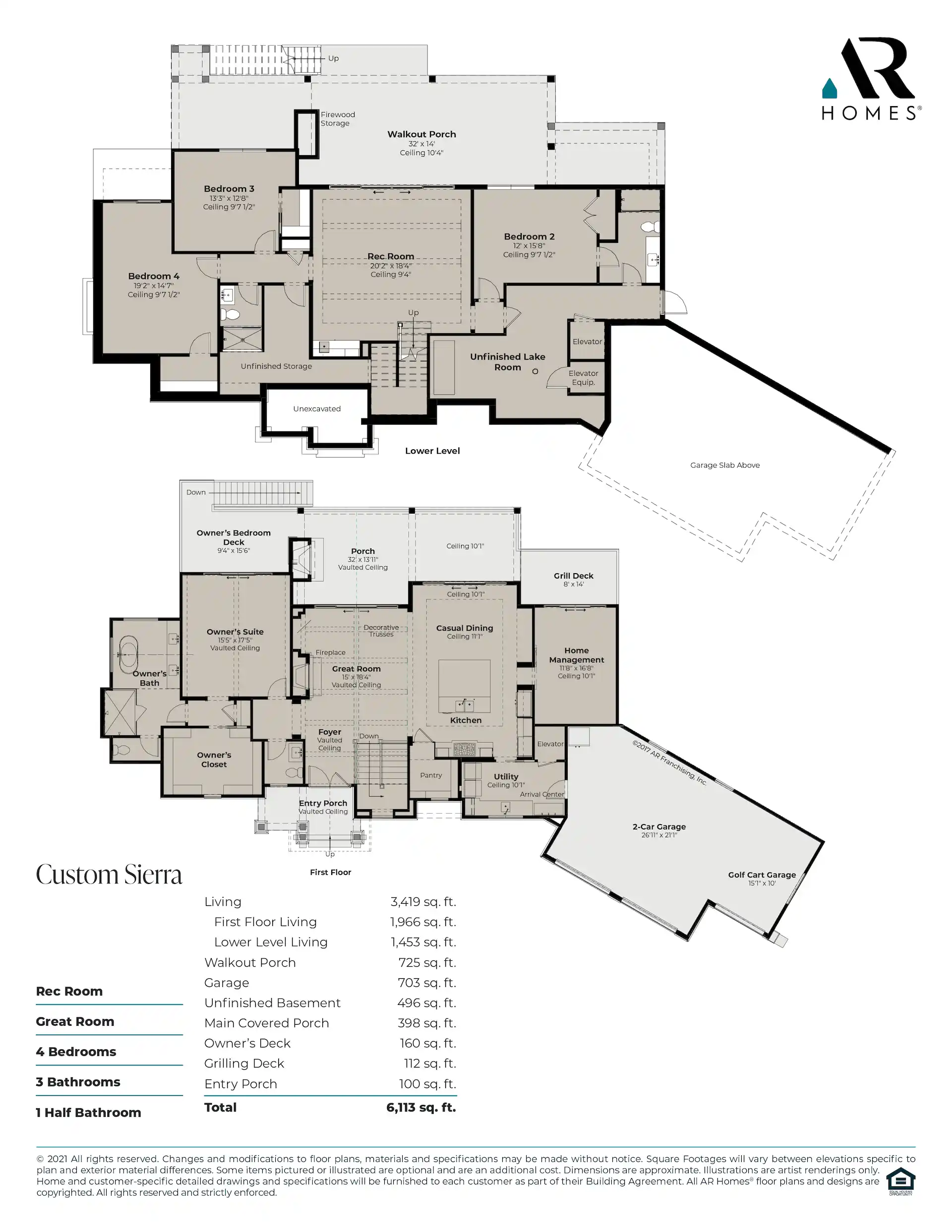 Sierra Custom Home Plan
