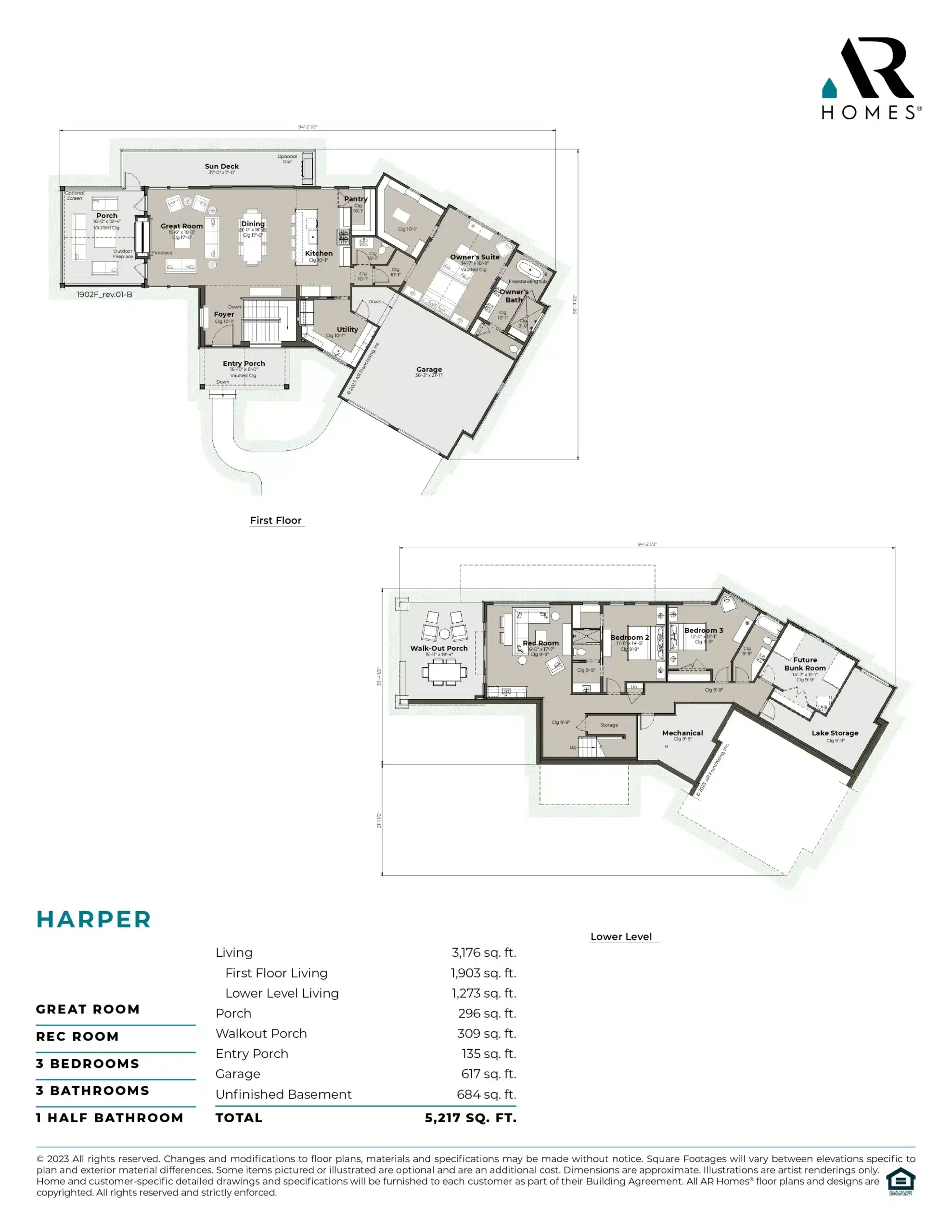 Custom Home Floor Plan the Harper
