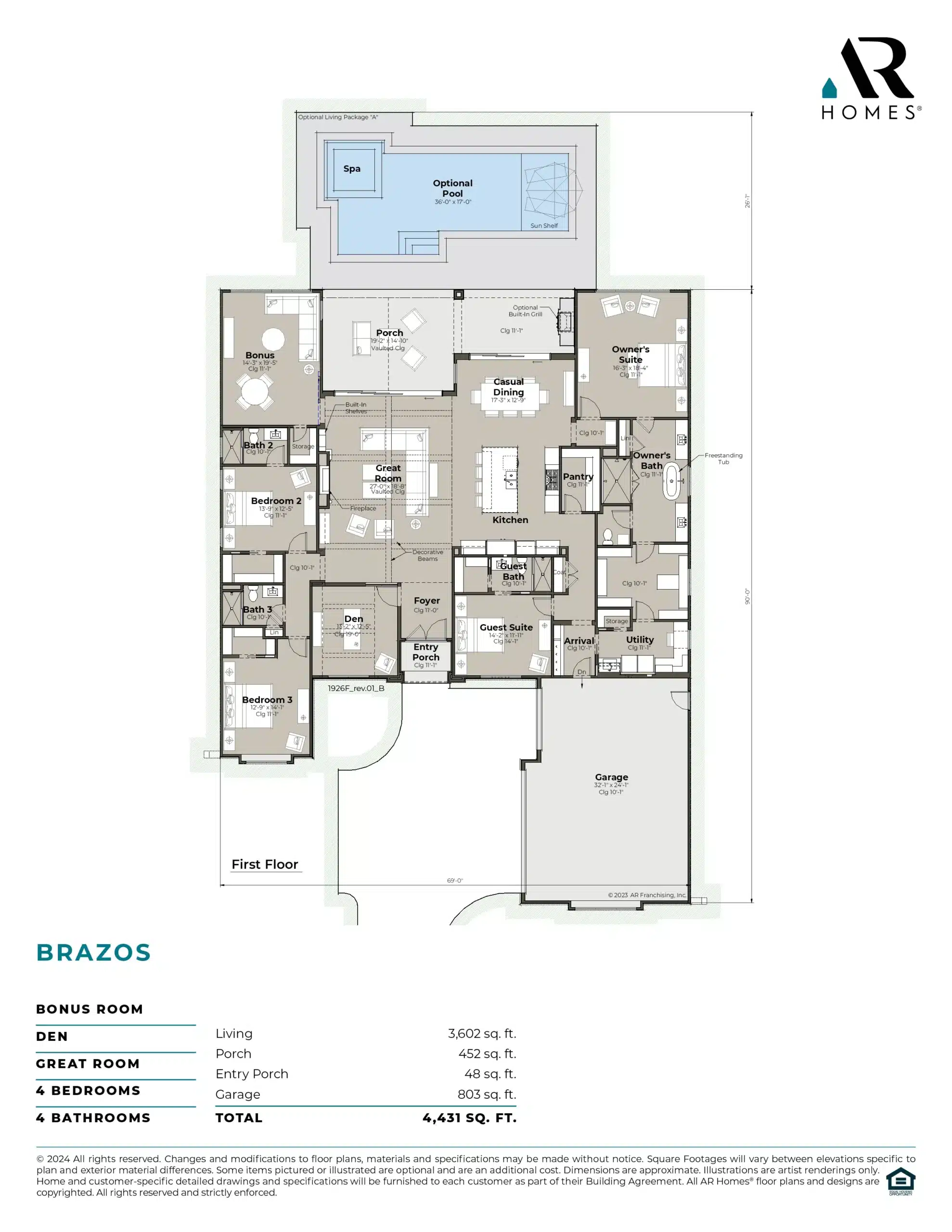 Customizable Home Plan