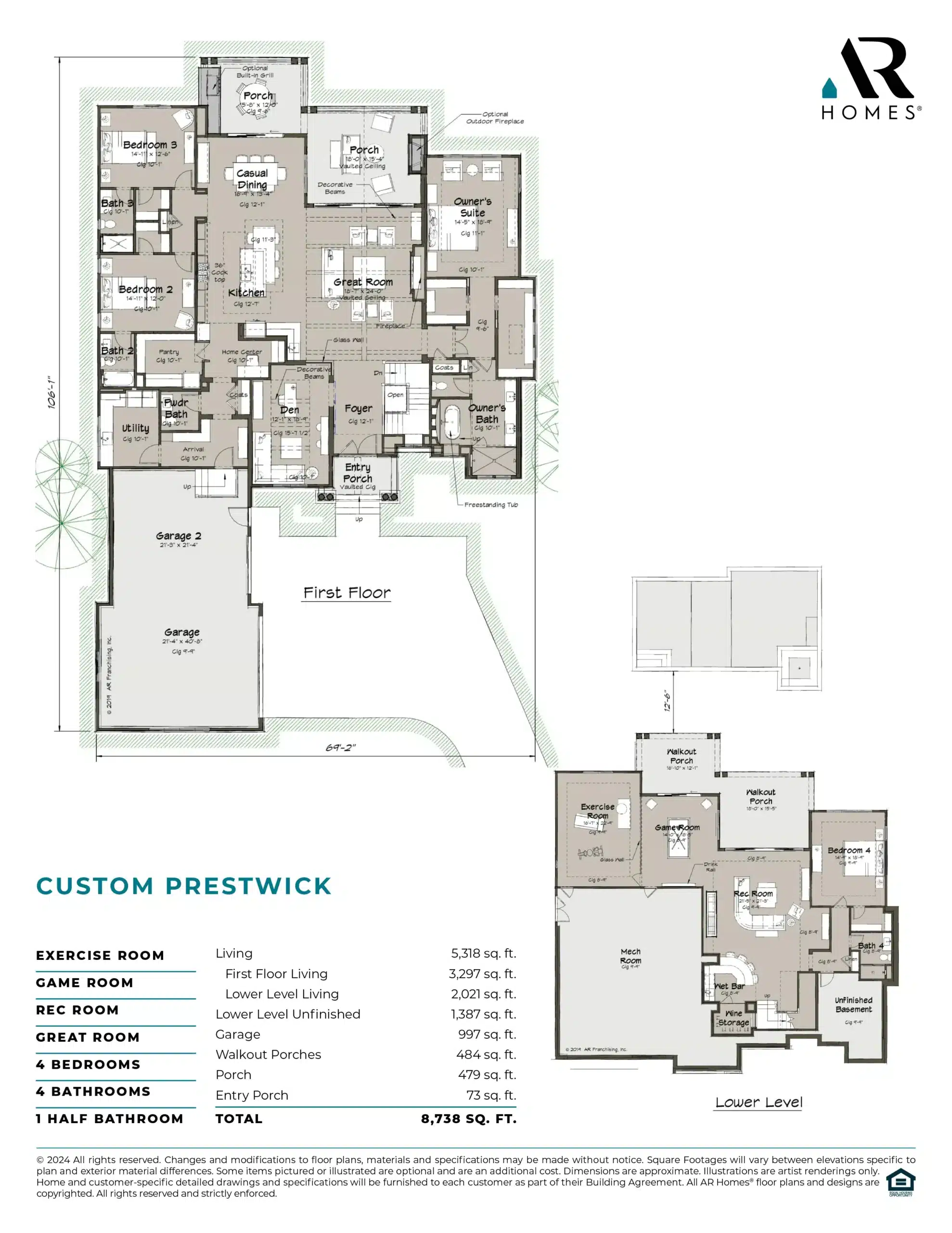 Custom Prestwick Floor Plan