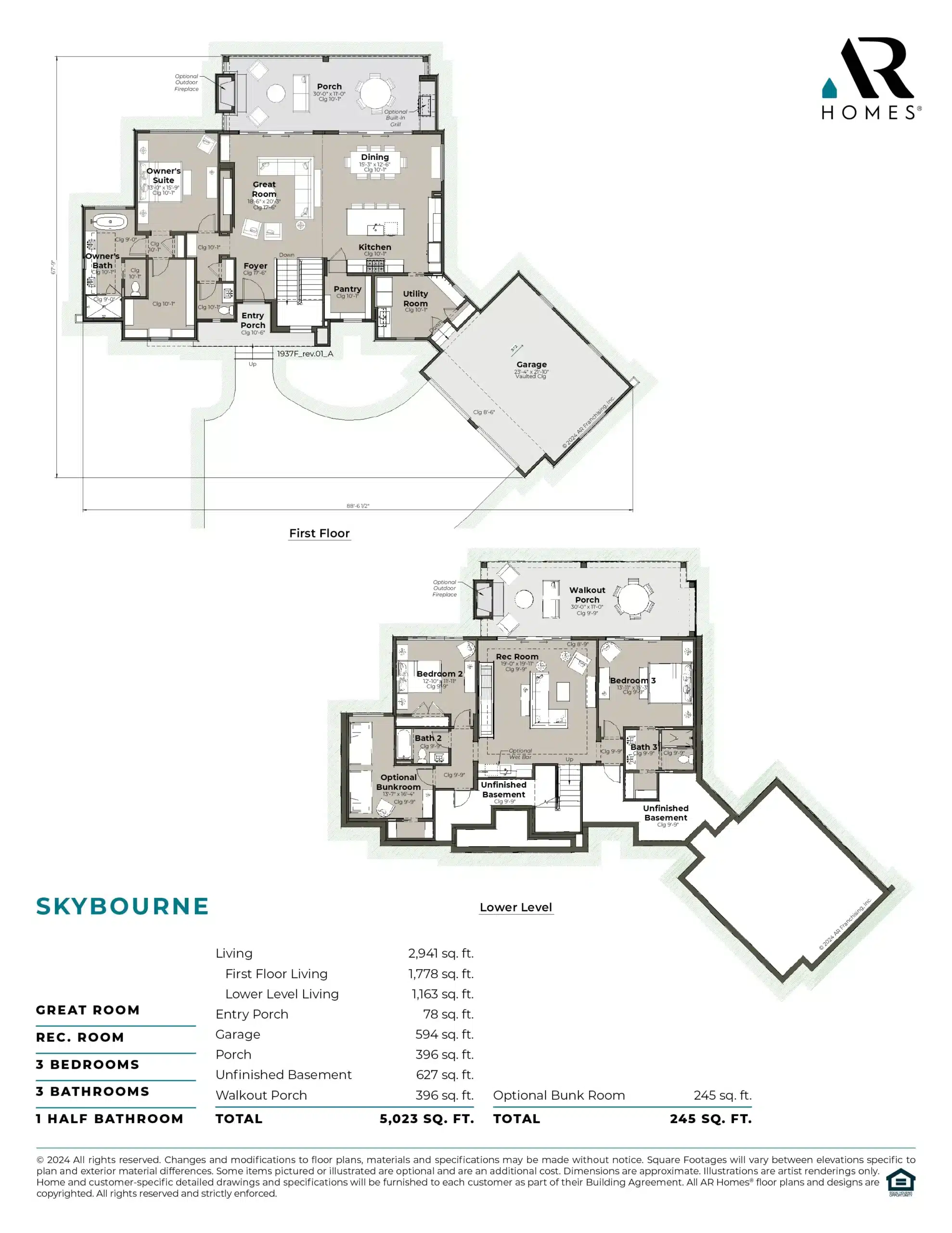Skybourne floor plan
