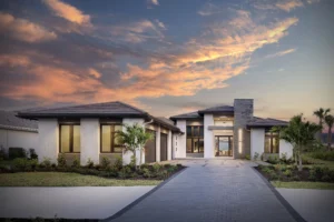 Atwater Model Home Elevation at Twilight