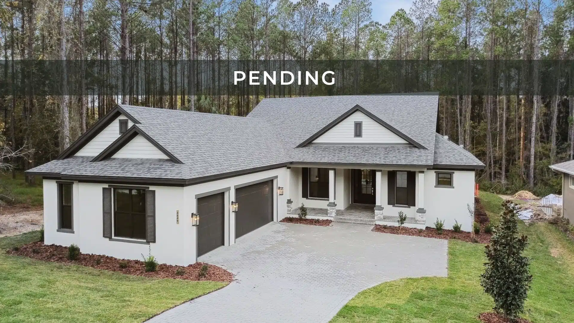 Pending custom home in Southern Hills, Florida