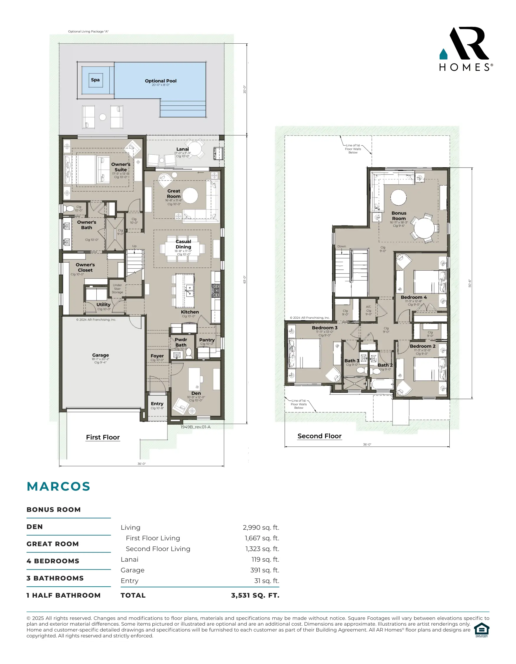 Marcos 1949 Floor Plan