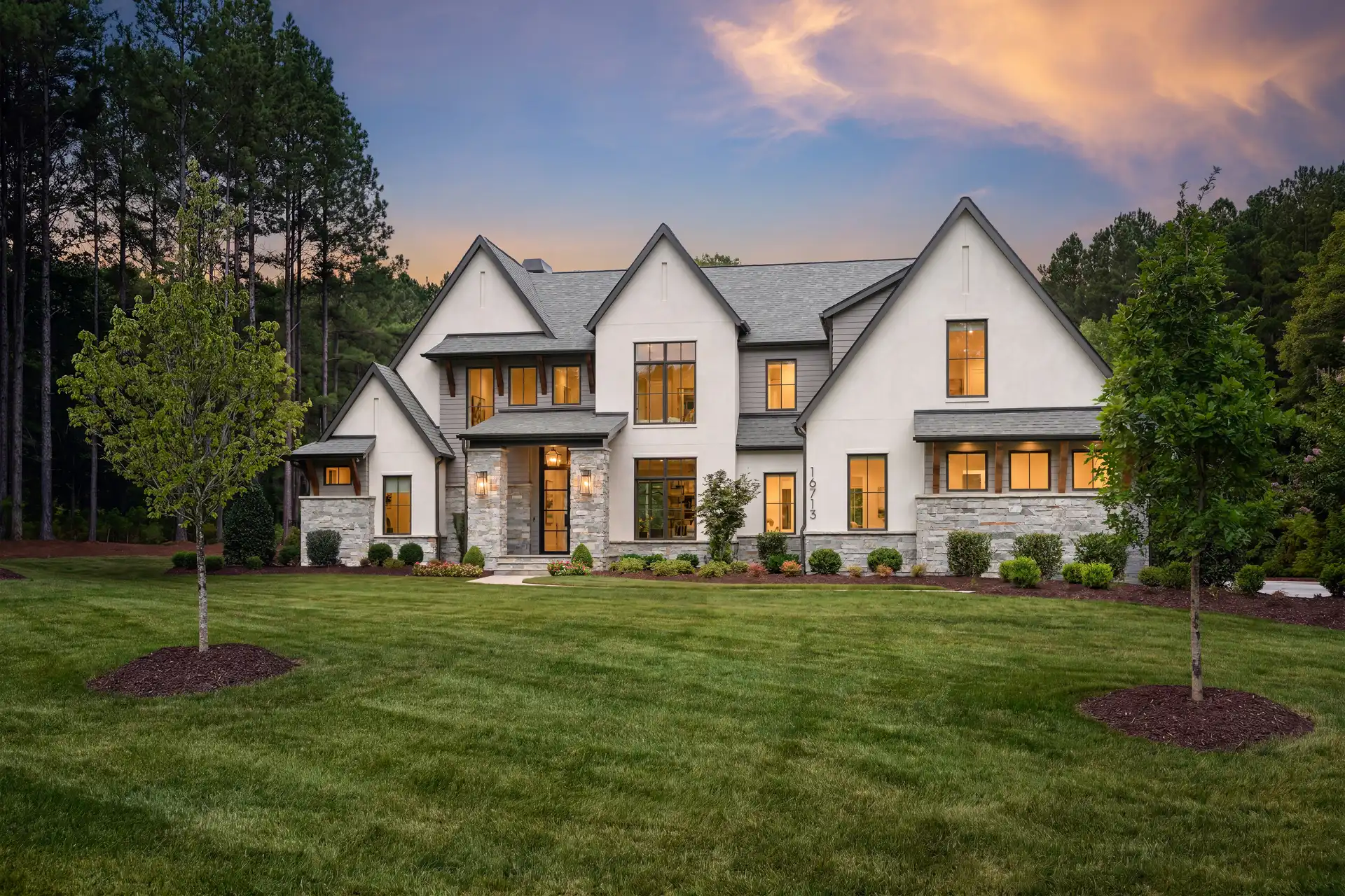Custom Obsidian Model at Cheval - Elevation D at Dusk