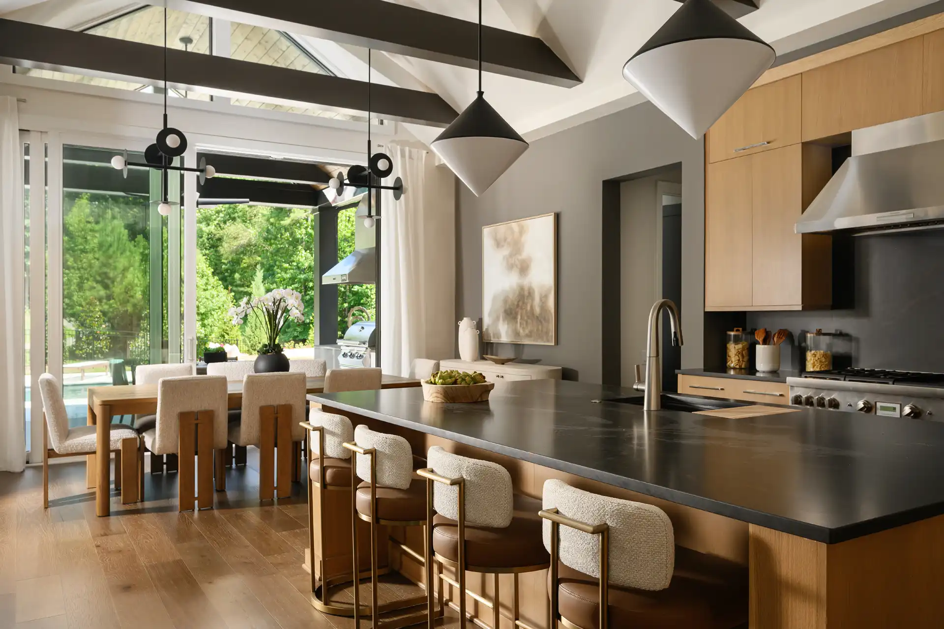 Custom Obsidian Model at Cheval - Kitchen and Dining