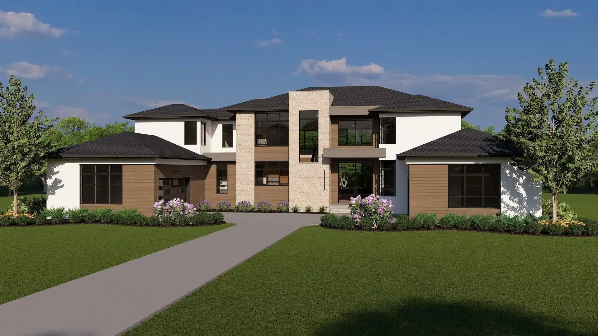 Edgewater 1956 Elevation Rendering