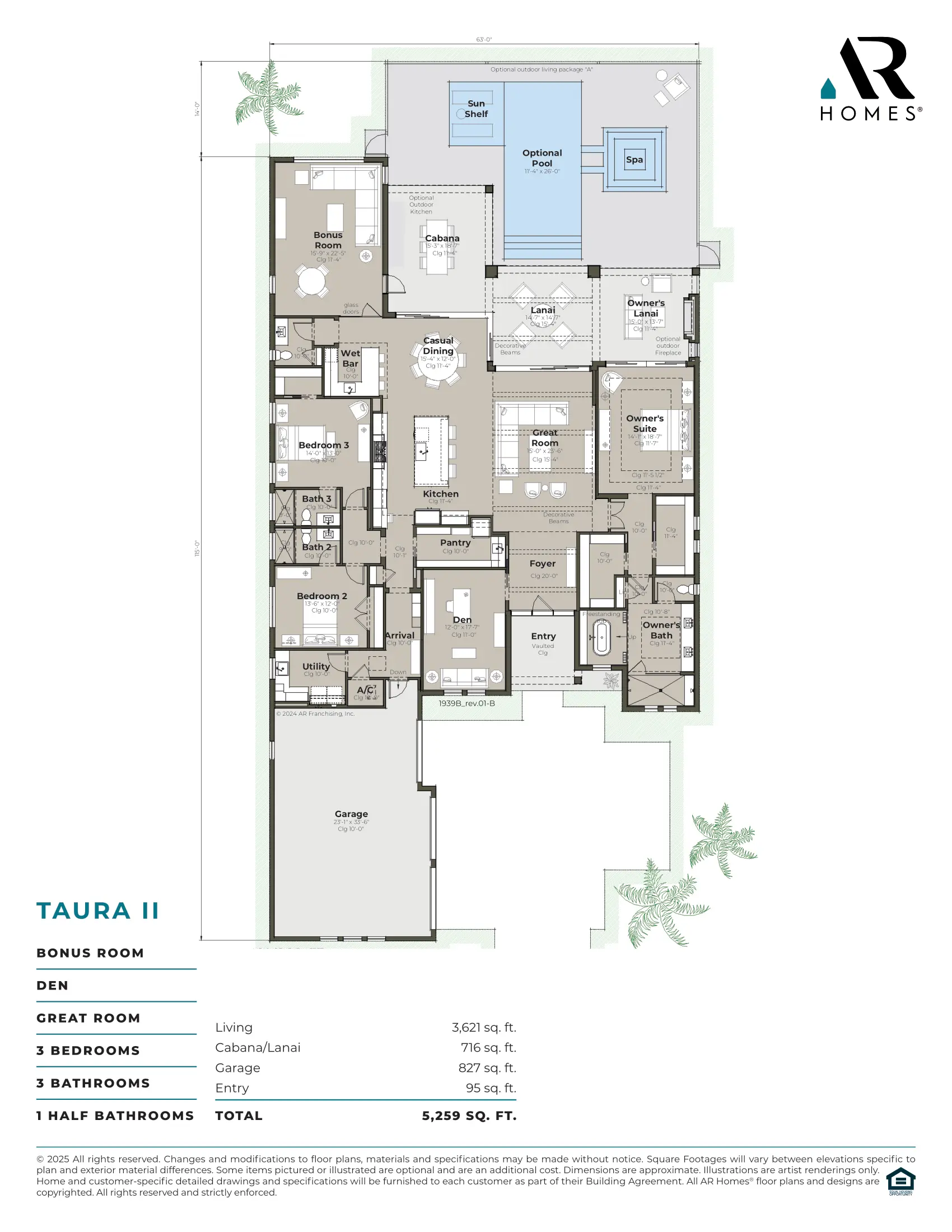 Taura II Floor Plan
