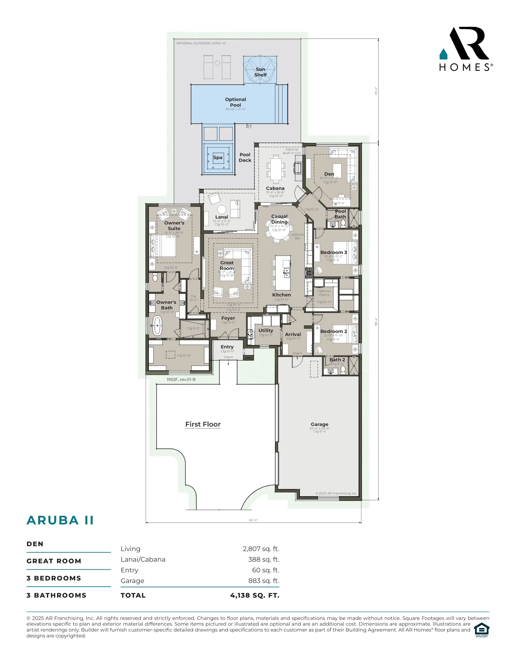 Aruba II 1953 Floor Plan