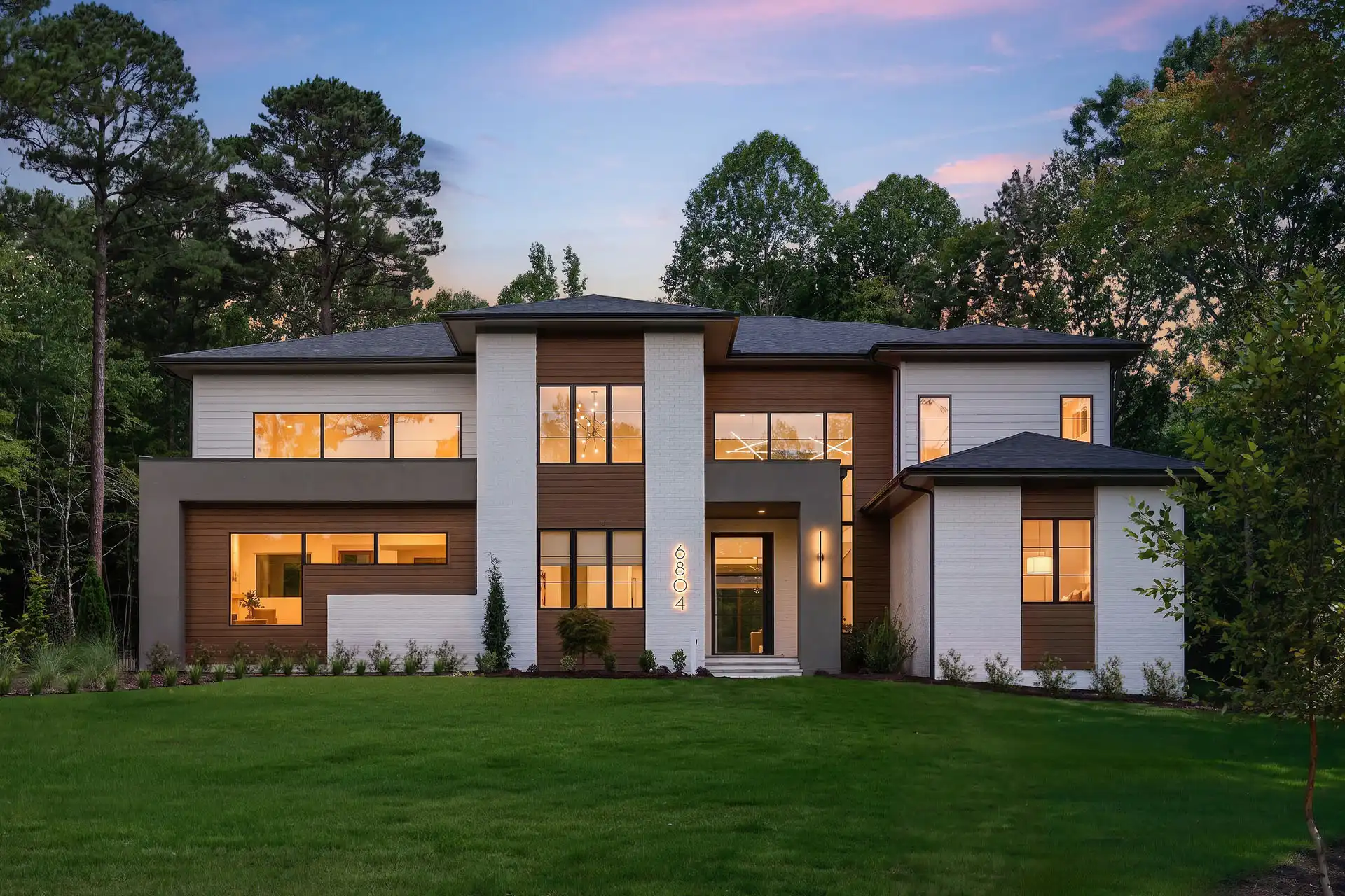 Dawning II at Brixley - Elevation C at Dusk
