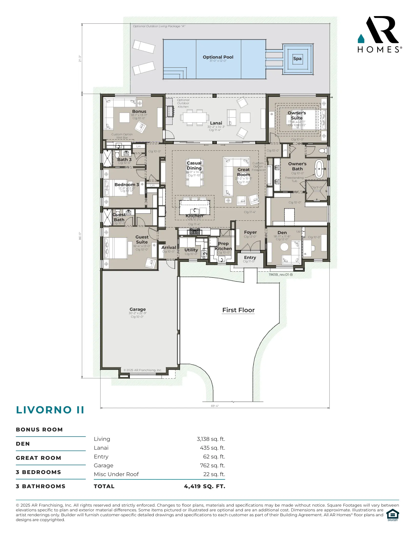 Livorno II 1961 Floor Plan