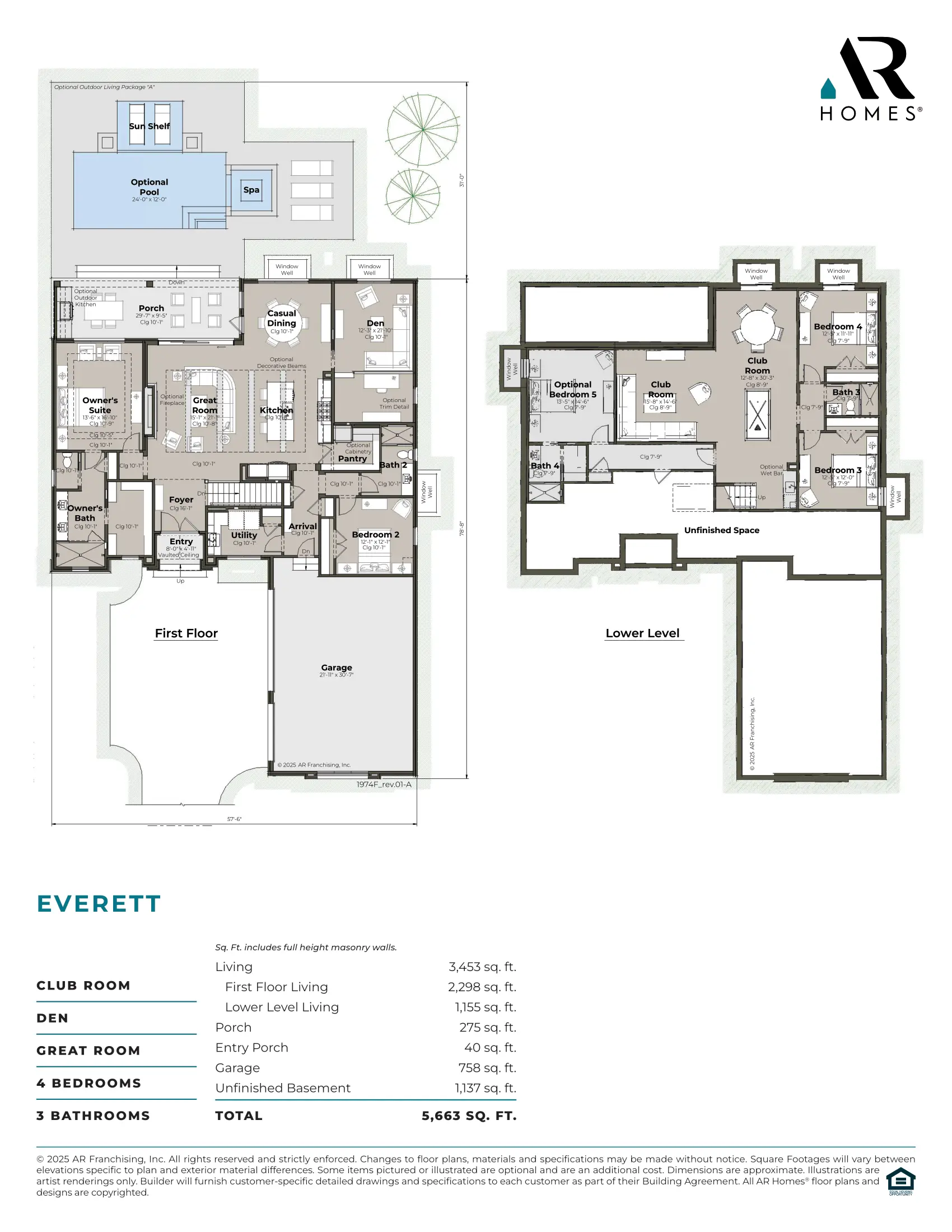 Everett 1974 Floor Plan