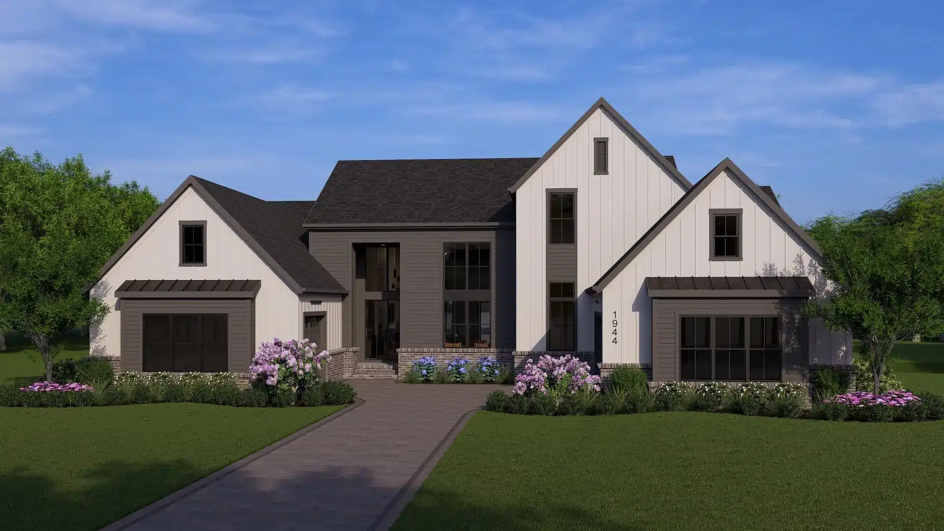 Custom Traditional Home - Elevation A